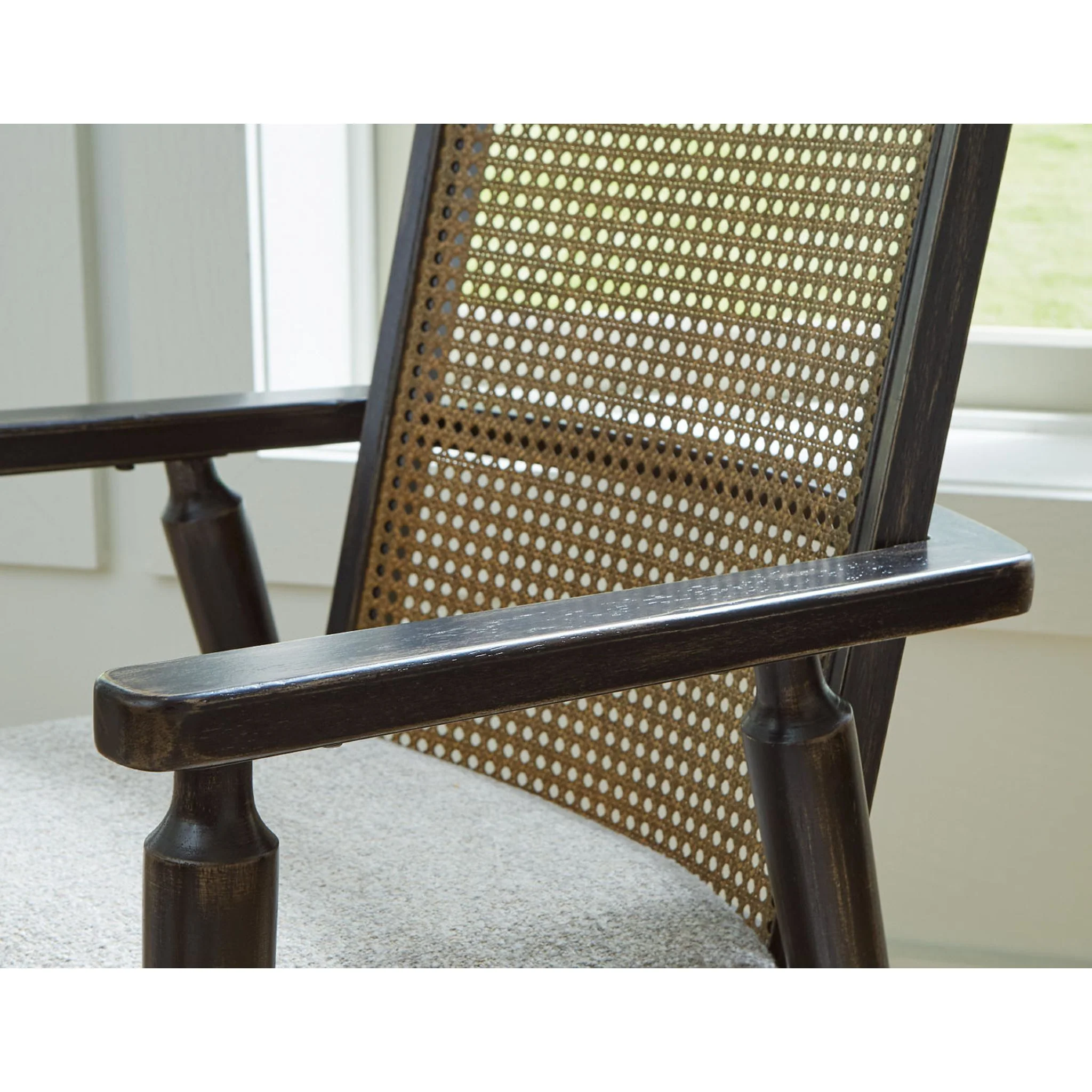 Galliden Arm Chair - Black - (D841-02A) - Image 17