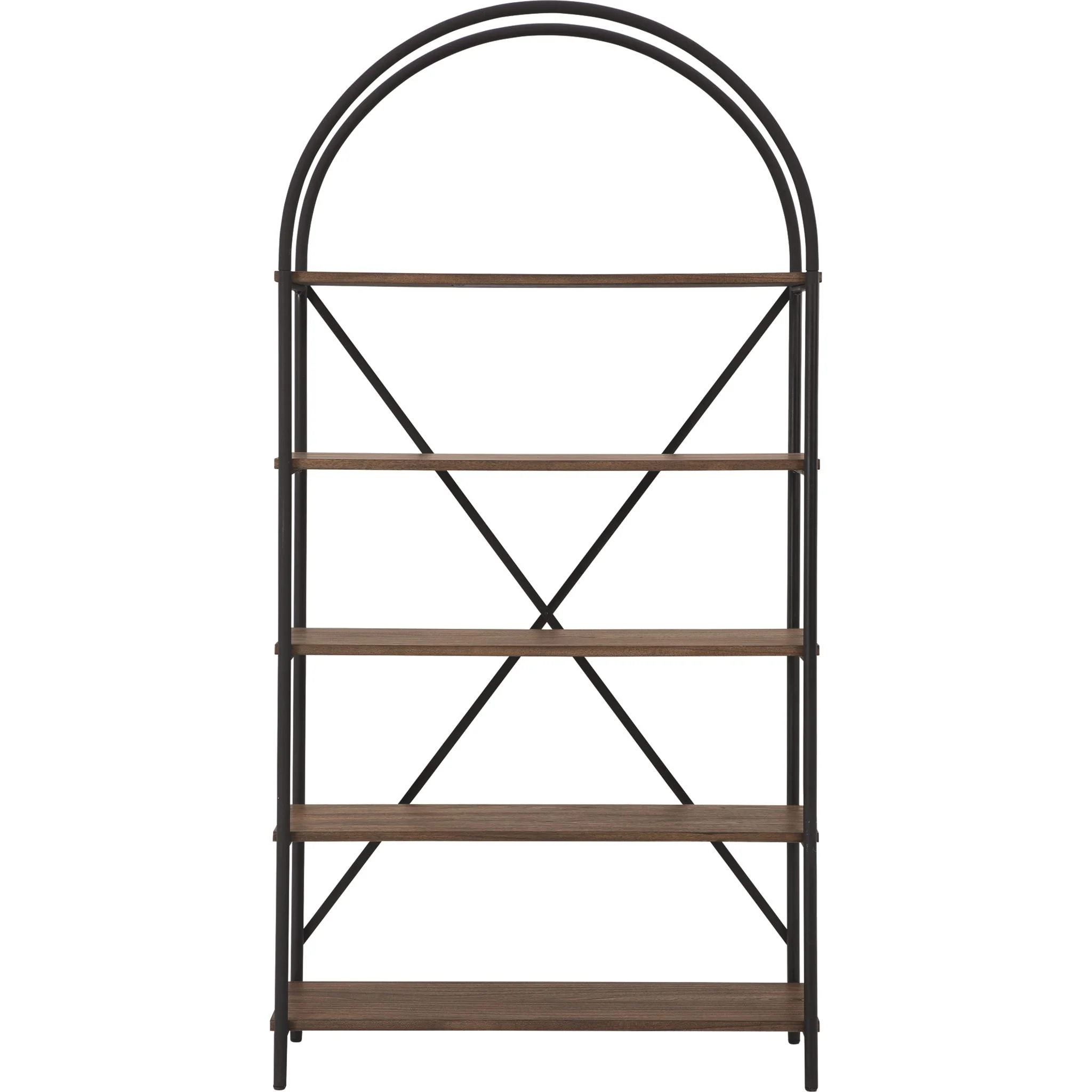 Galtbury Bookcase - Brown/Black - Image 3