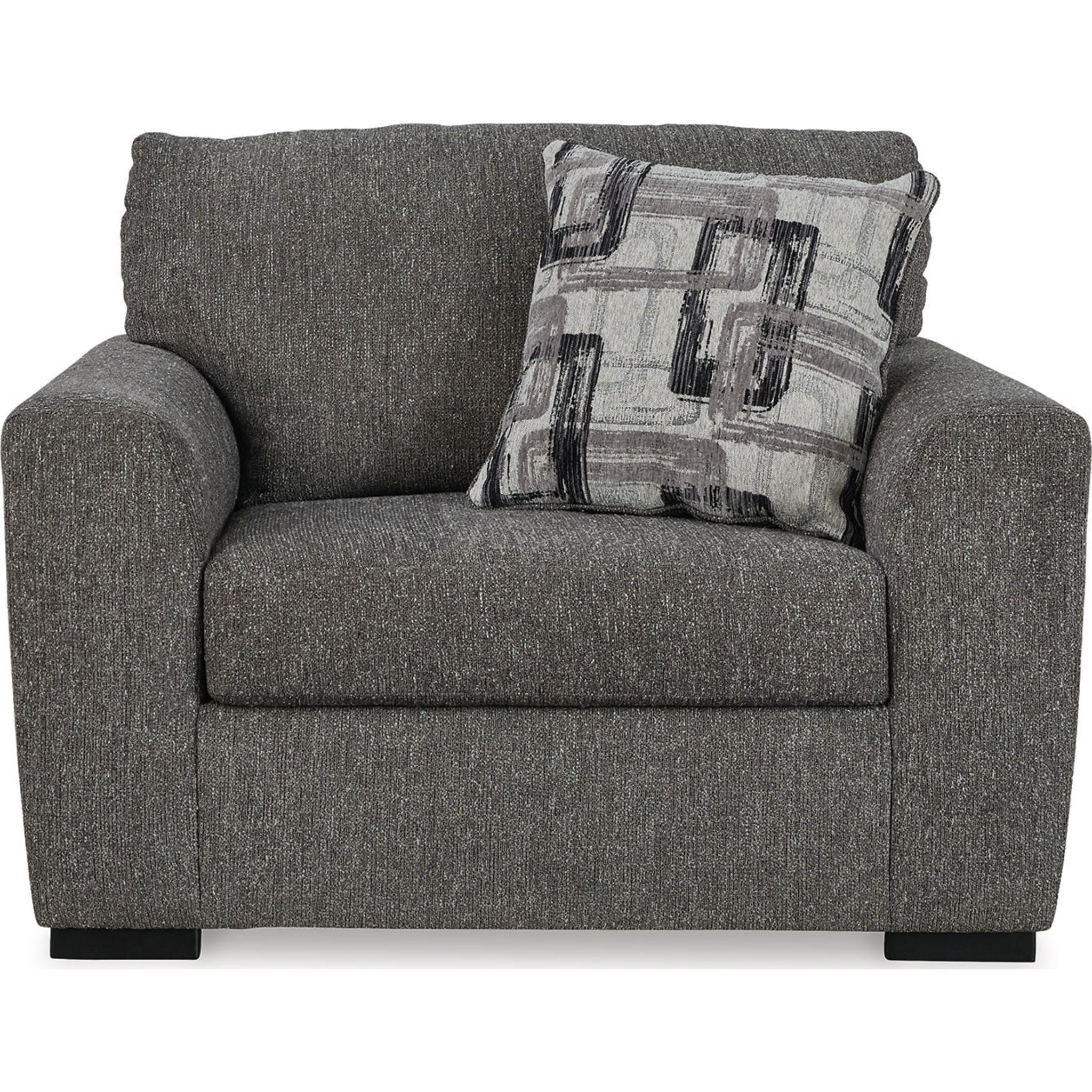 Gardiner Chair and a Half - Pewter - Image 3