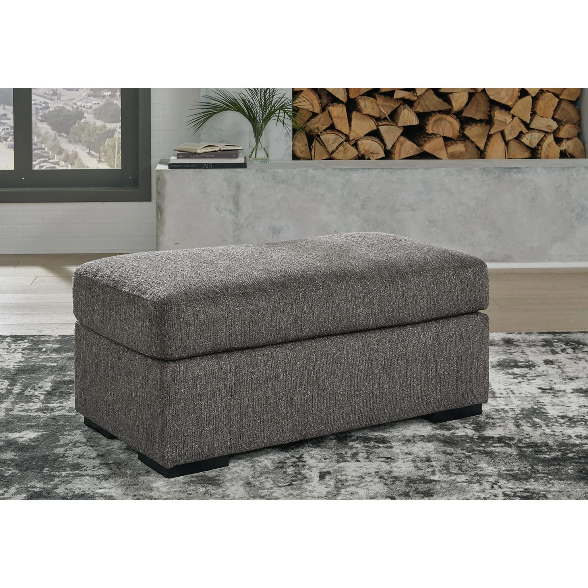 Gardiner Ottoman - Pewter - Image 5