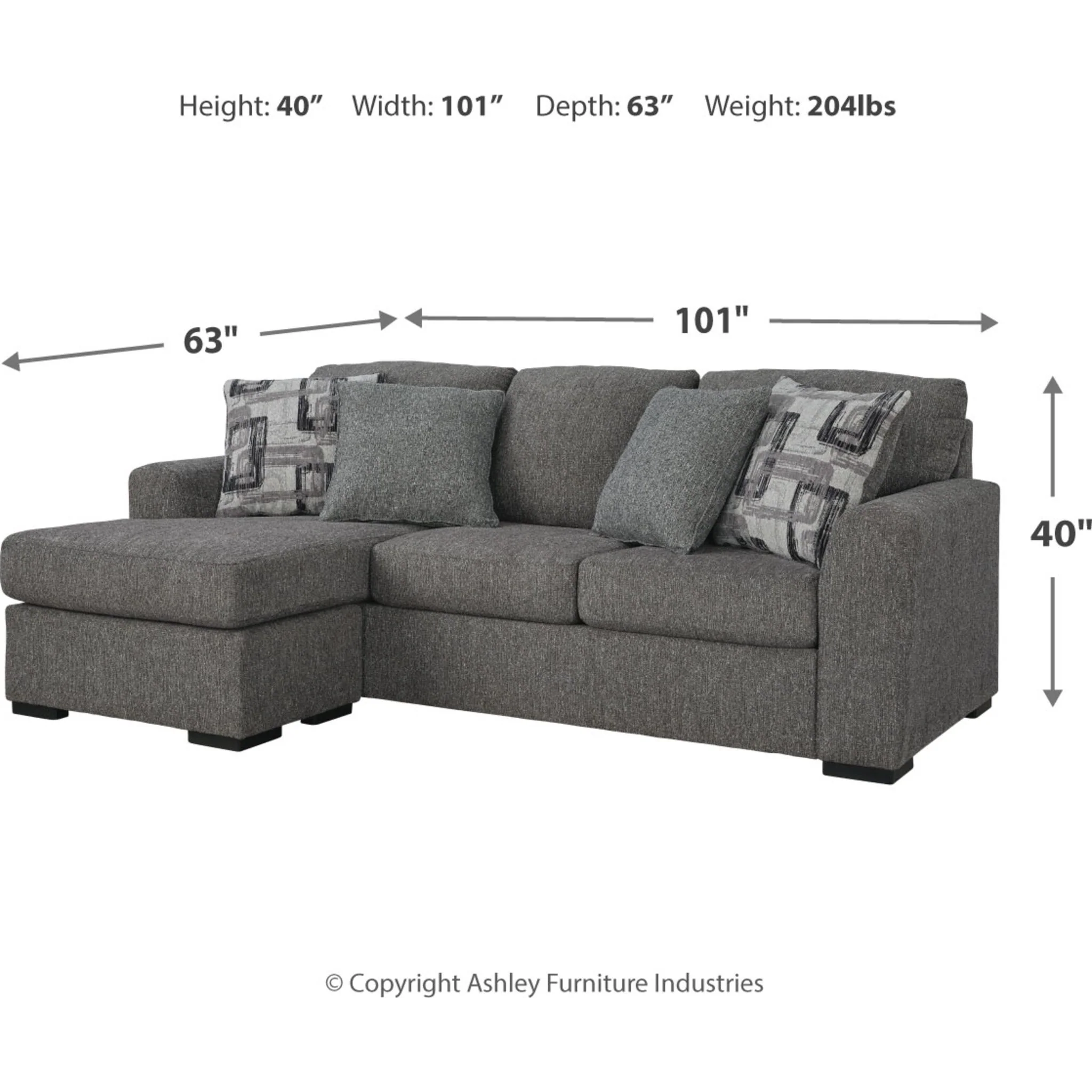 Gardiner Sofa Chaise - Image 7