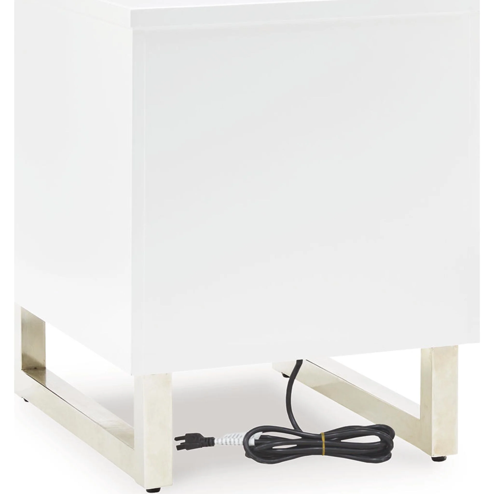 Gardoni Chairside End Table - White/Black - Image 5