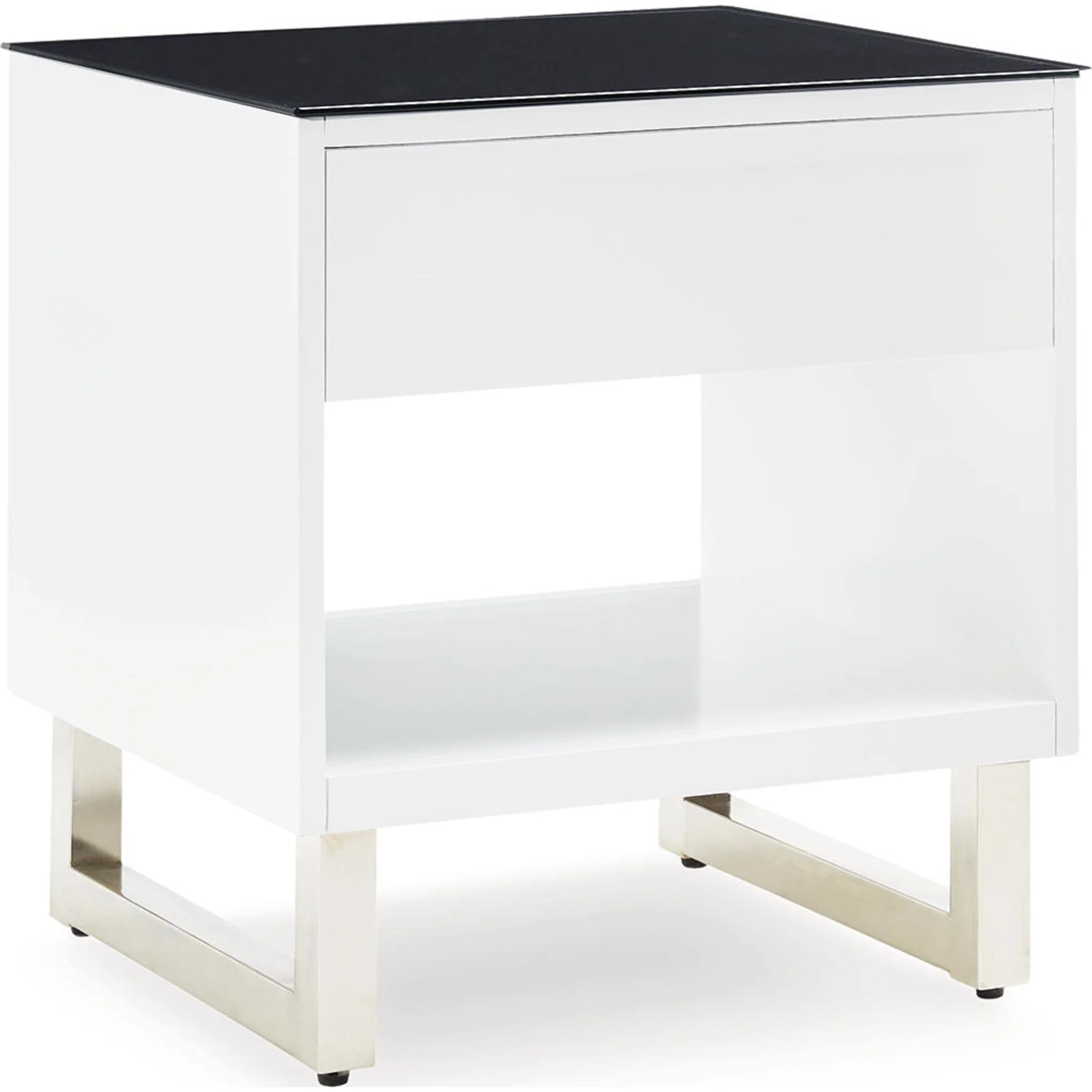 Gardoni End Table - White/Black - Image 4