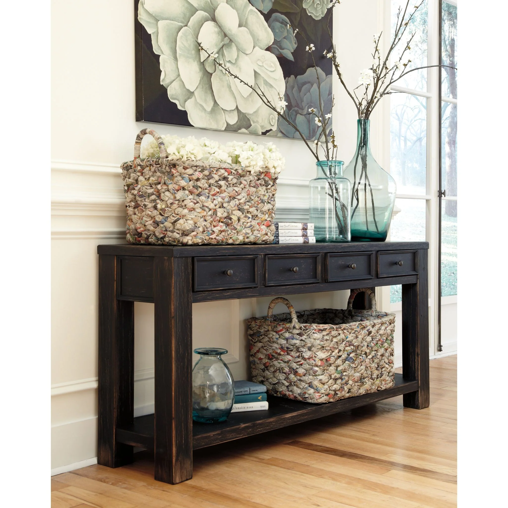 Gavelston Sofa Table - Black - Image 3