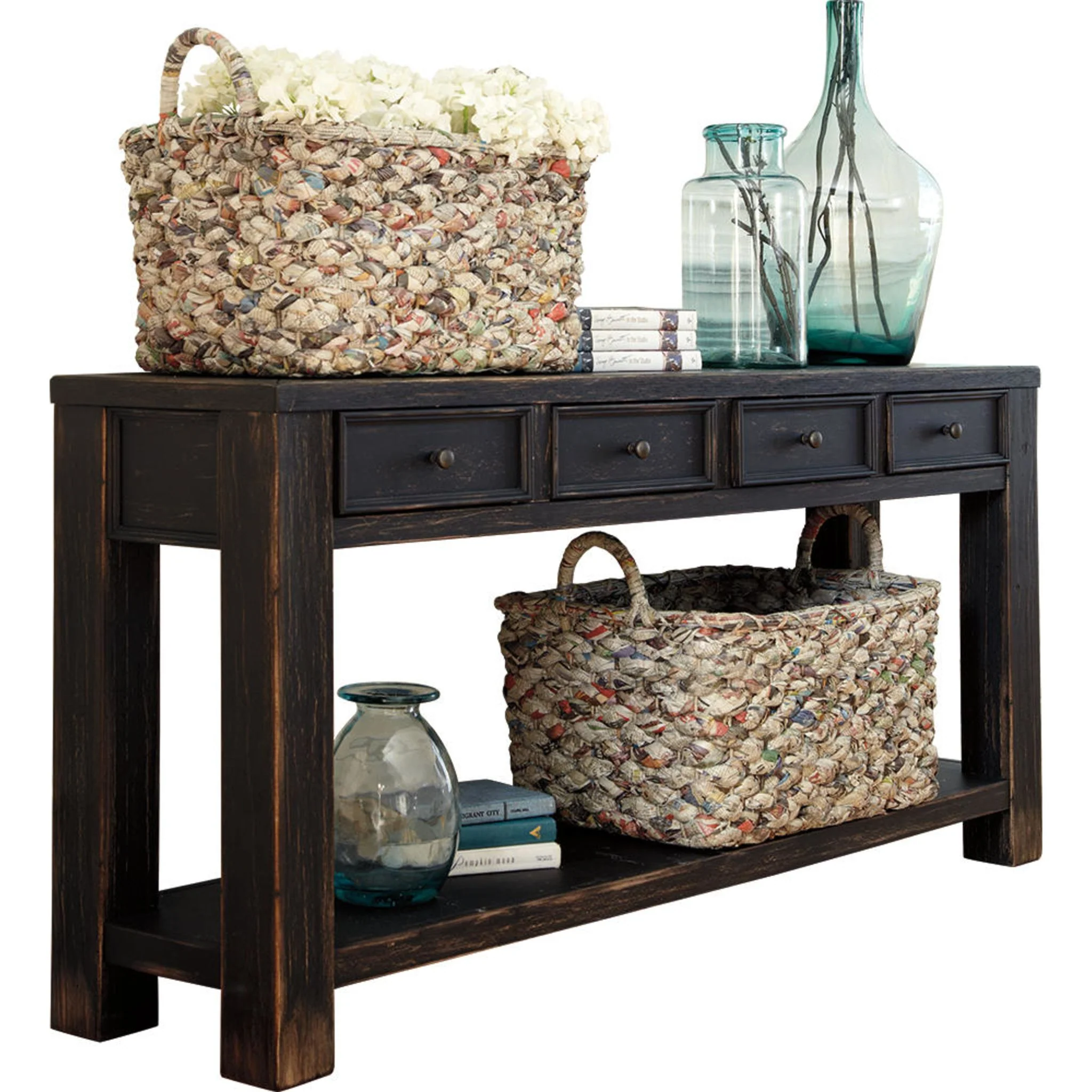 Gavelston Sofa Table - Black - Image 8