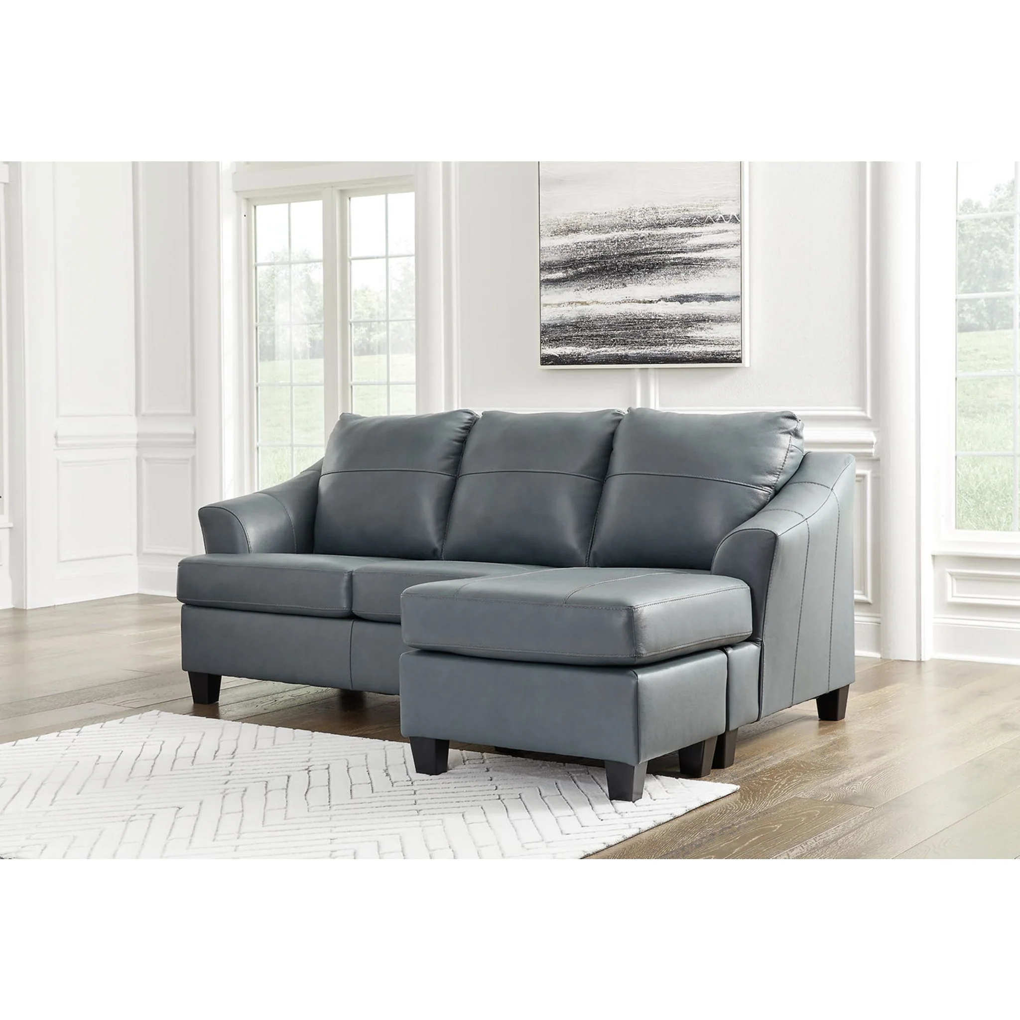 Genoa Sofa Chaise - Steel - Image 2