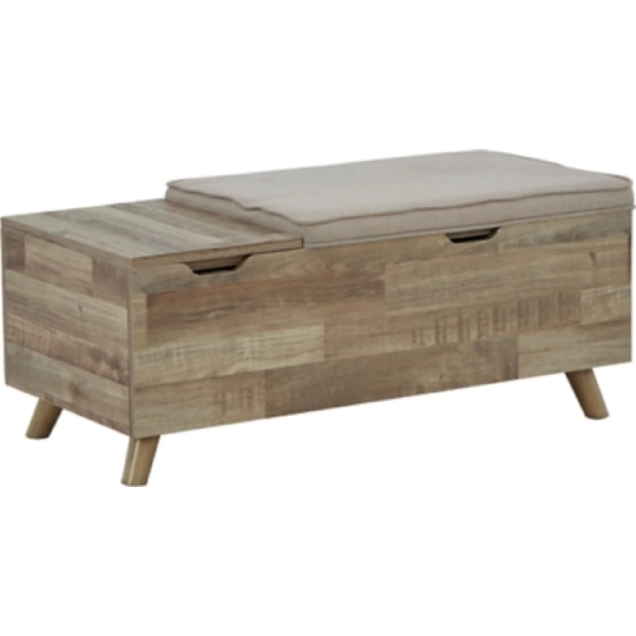 Gerdanet Storage Bench - Beige/Brown - Image 10