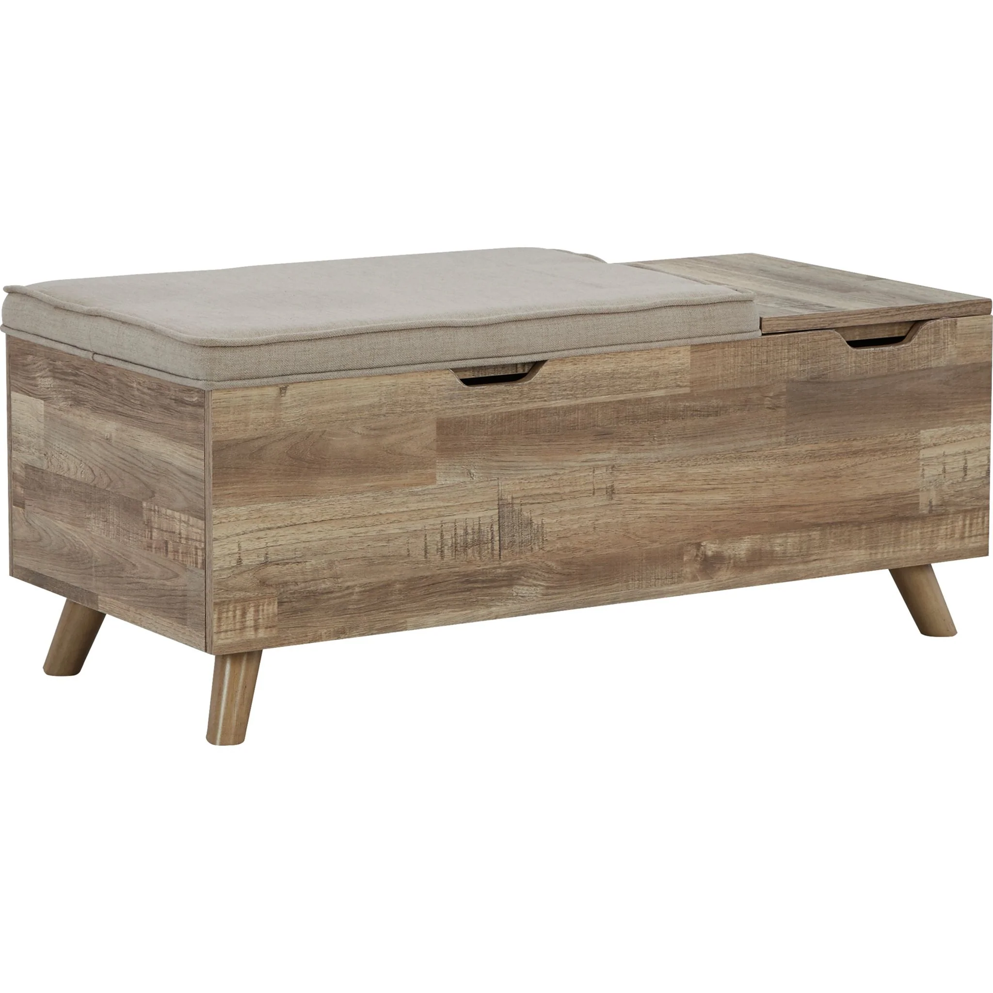 Gerdanet Storage Bench - Beige/Brown - Image 5