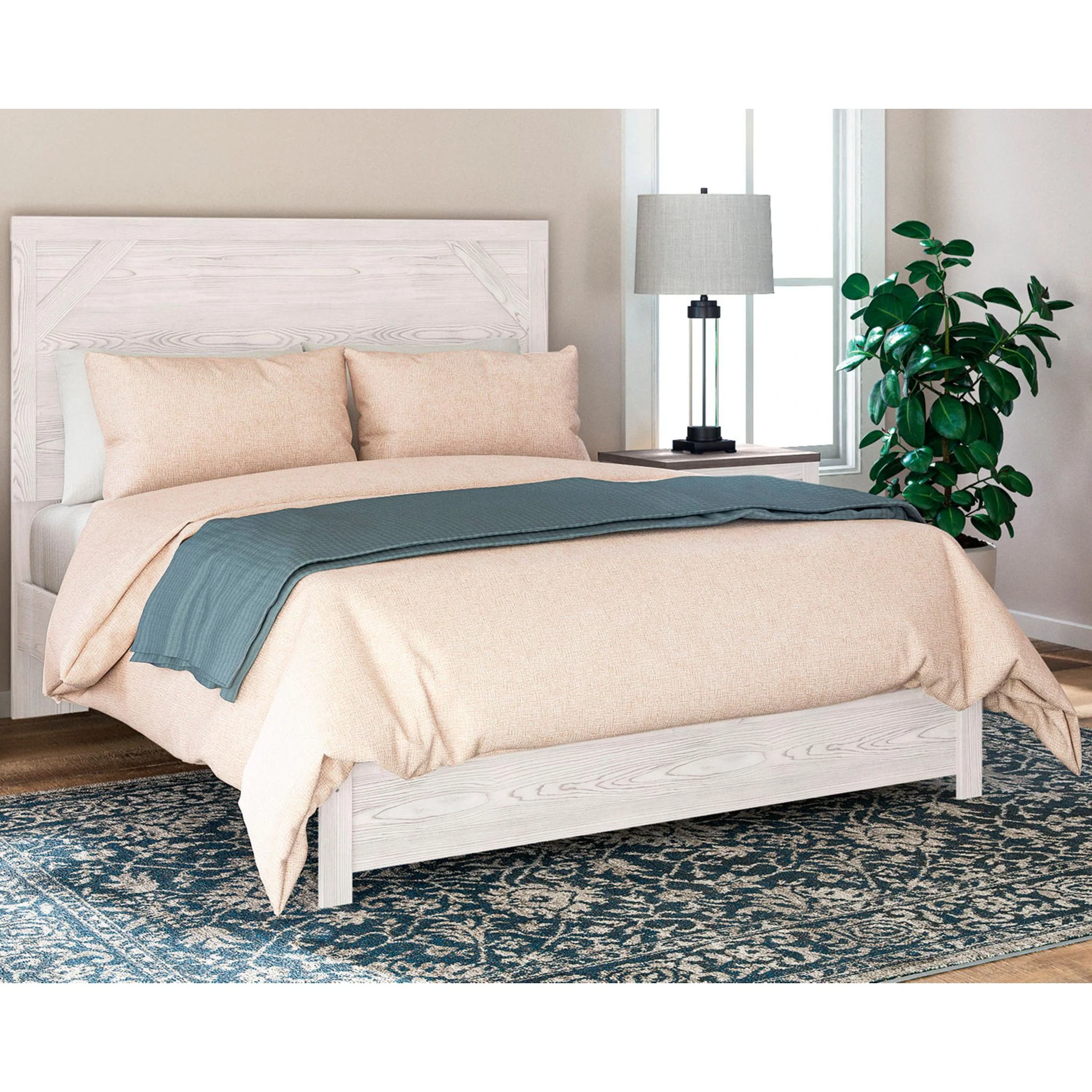 Gerridan Panel Bed - White/Gray - Image 33