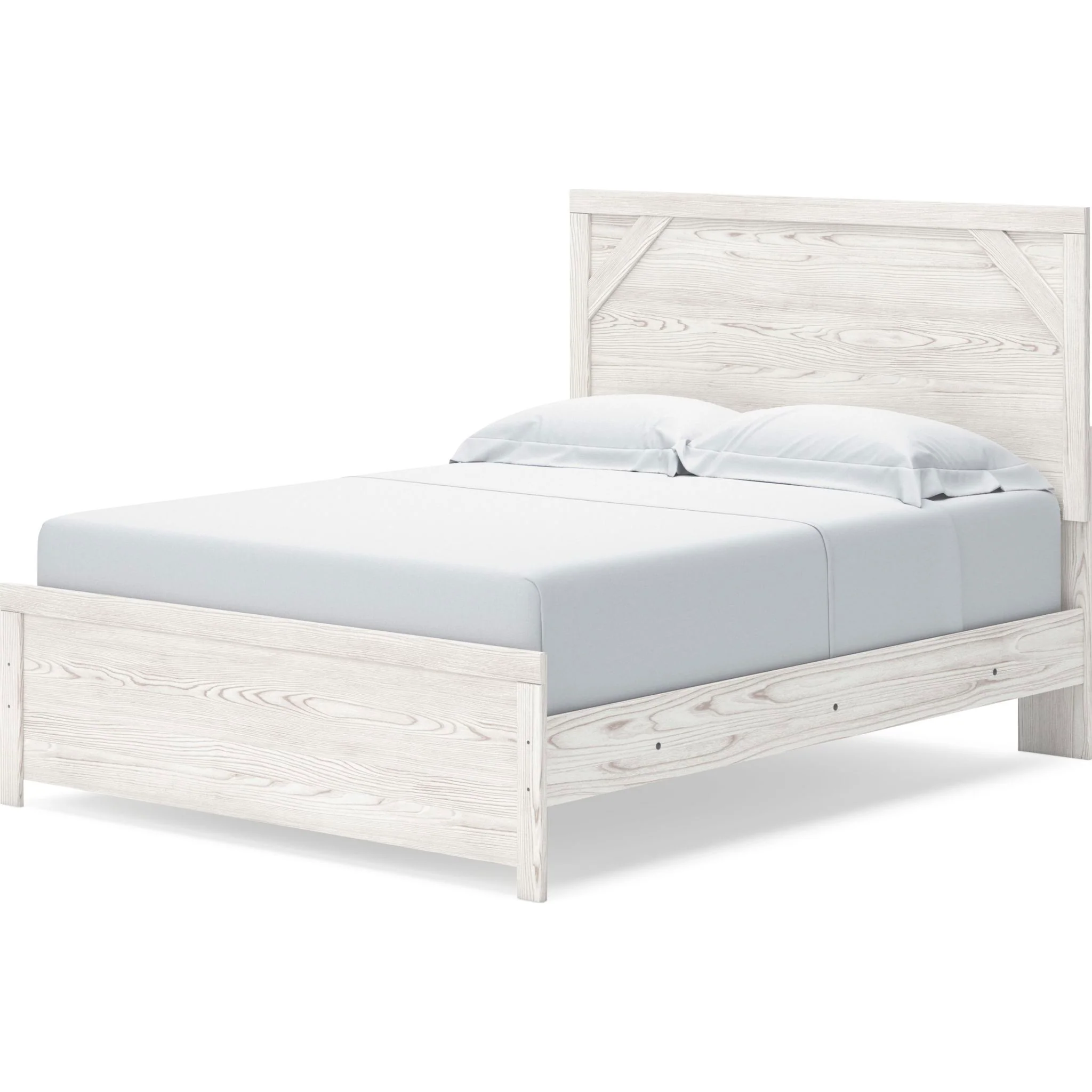 Gerridan Panel Bed - White/Gray - Image 6