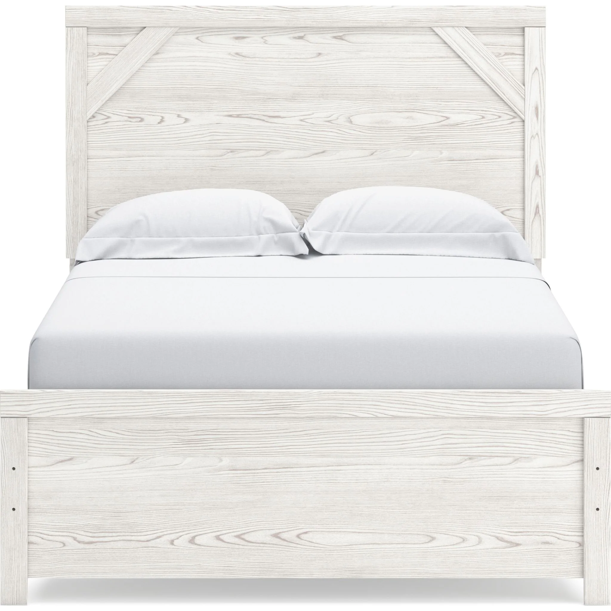 Gerridan Full Panel Bed - White/Gray - Image 3