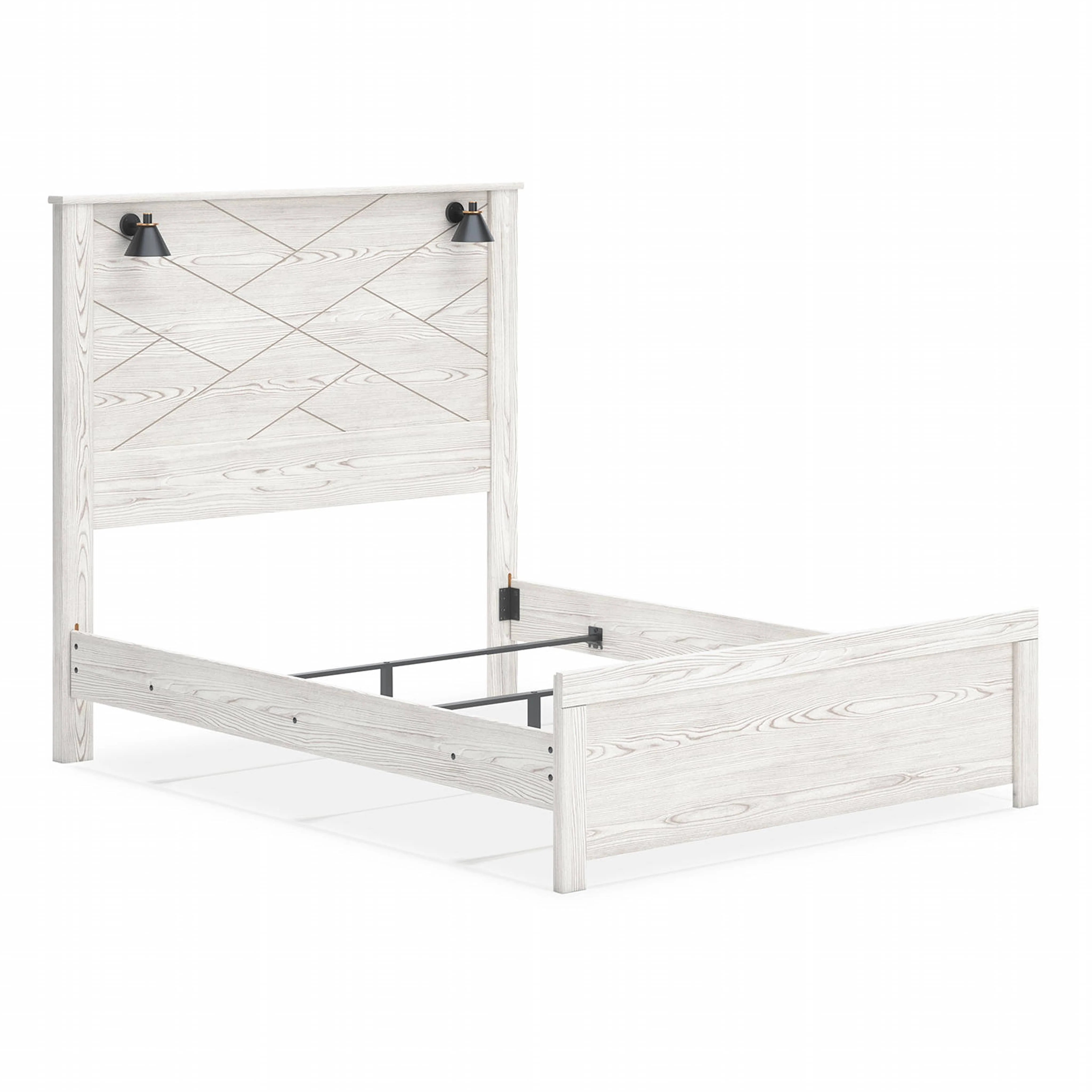 Gerridan Panel Bed - White/Gray - Image 12