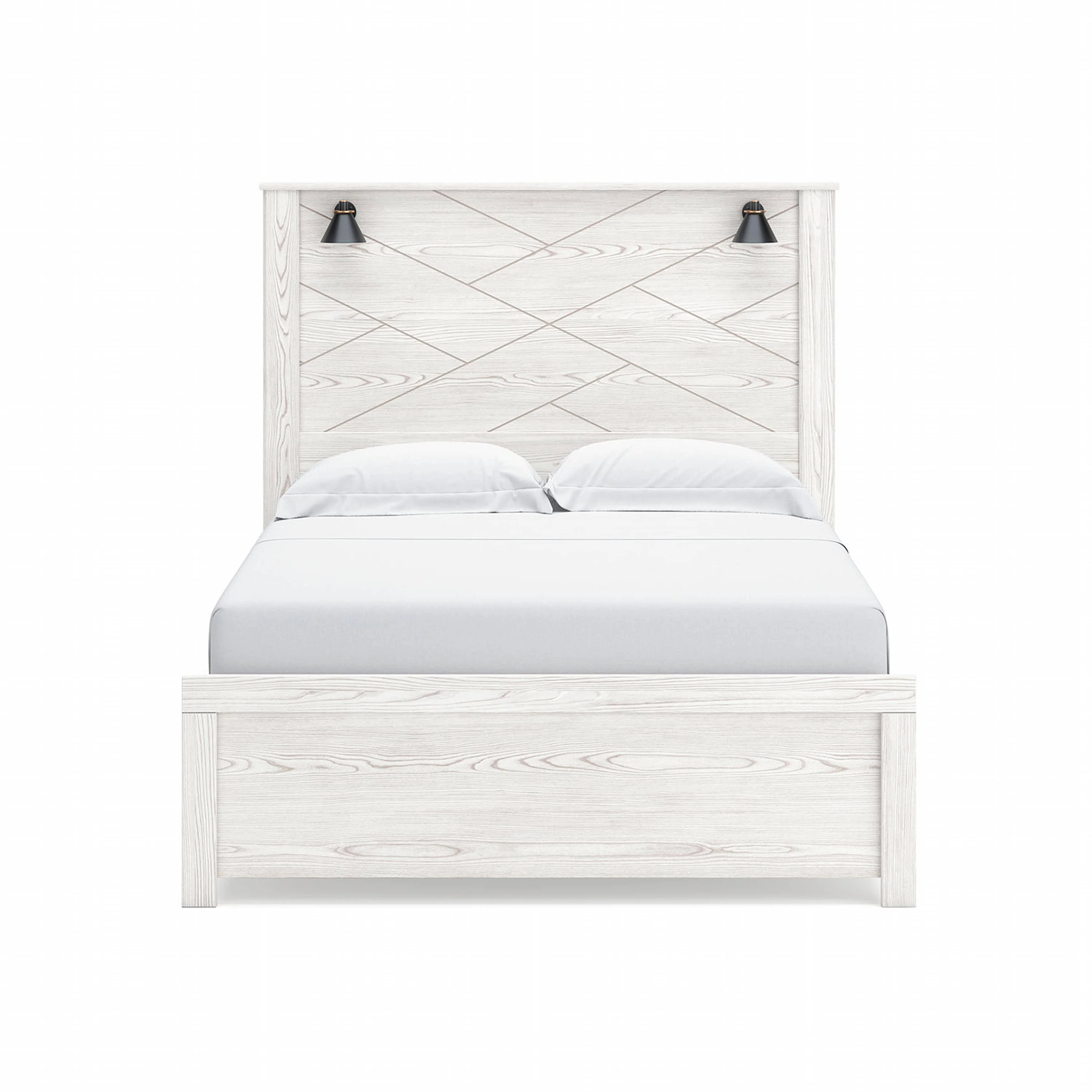 Gerridan Panel Bed - White/Gray - Image 15