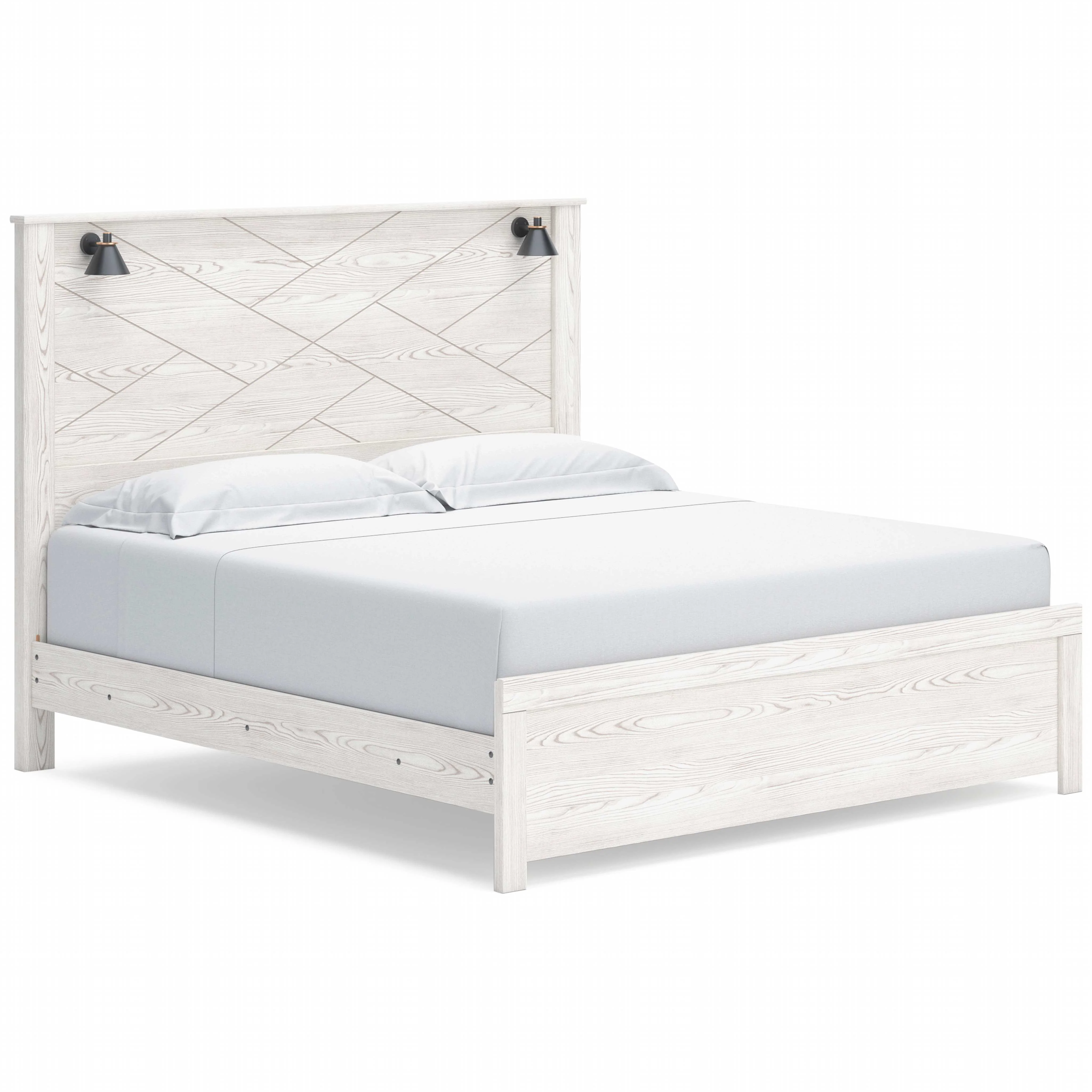 Gerridan Panel Bed - White/Gray - Image 18