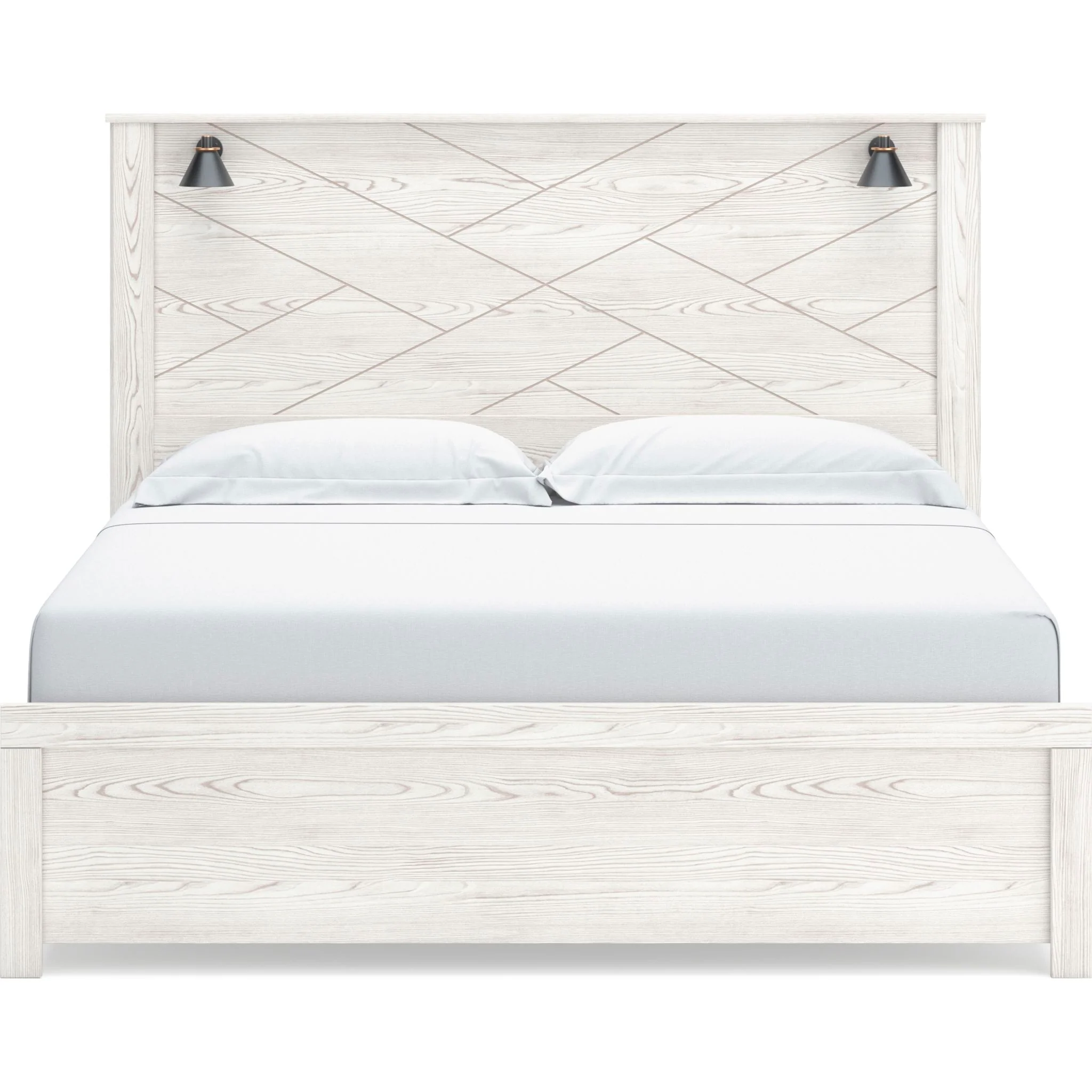 Gerridan Panel Bed - White/Gray - Image 20