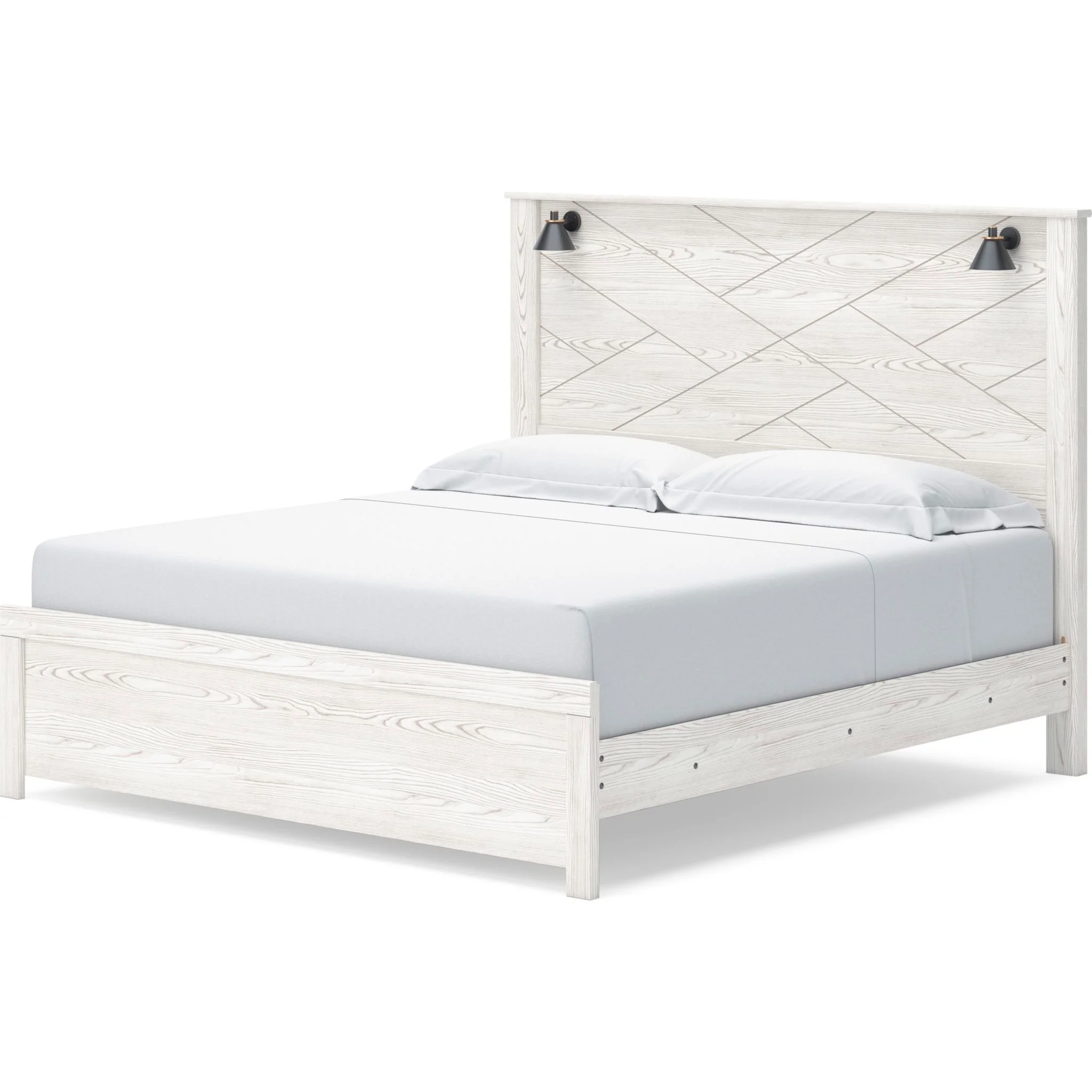 Gerridan Panel Bed - White/Gray - Image 23