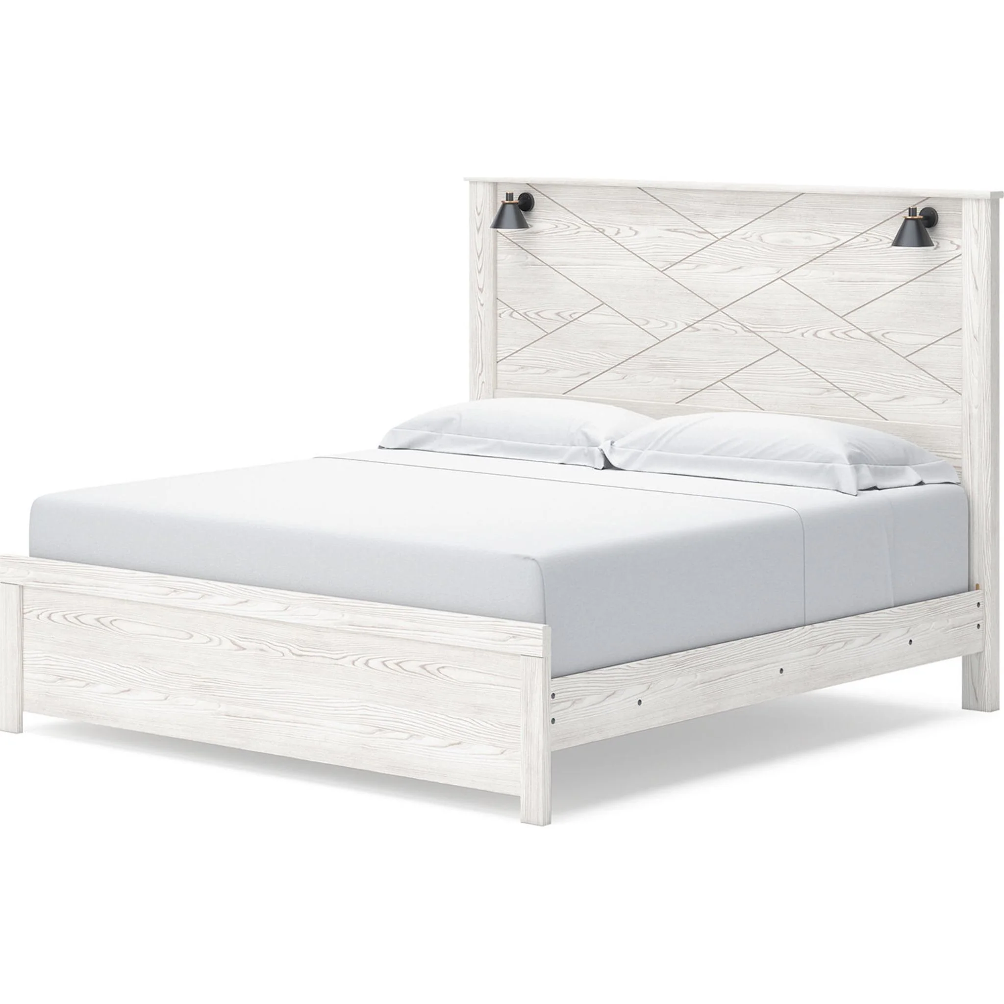 Gerridan Panel Bed - White/Gray - Image 28