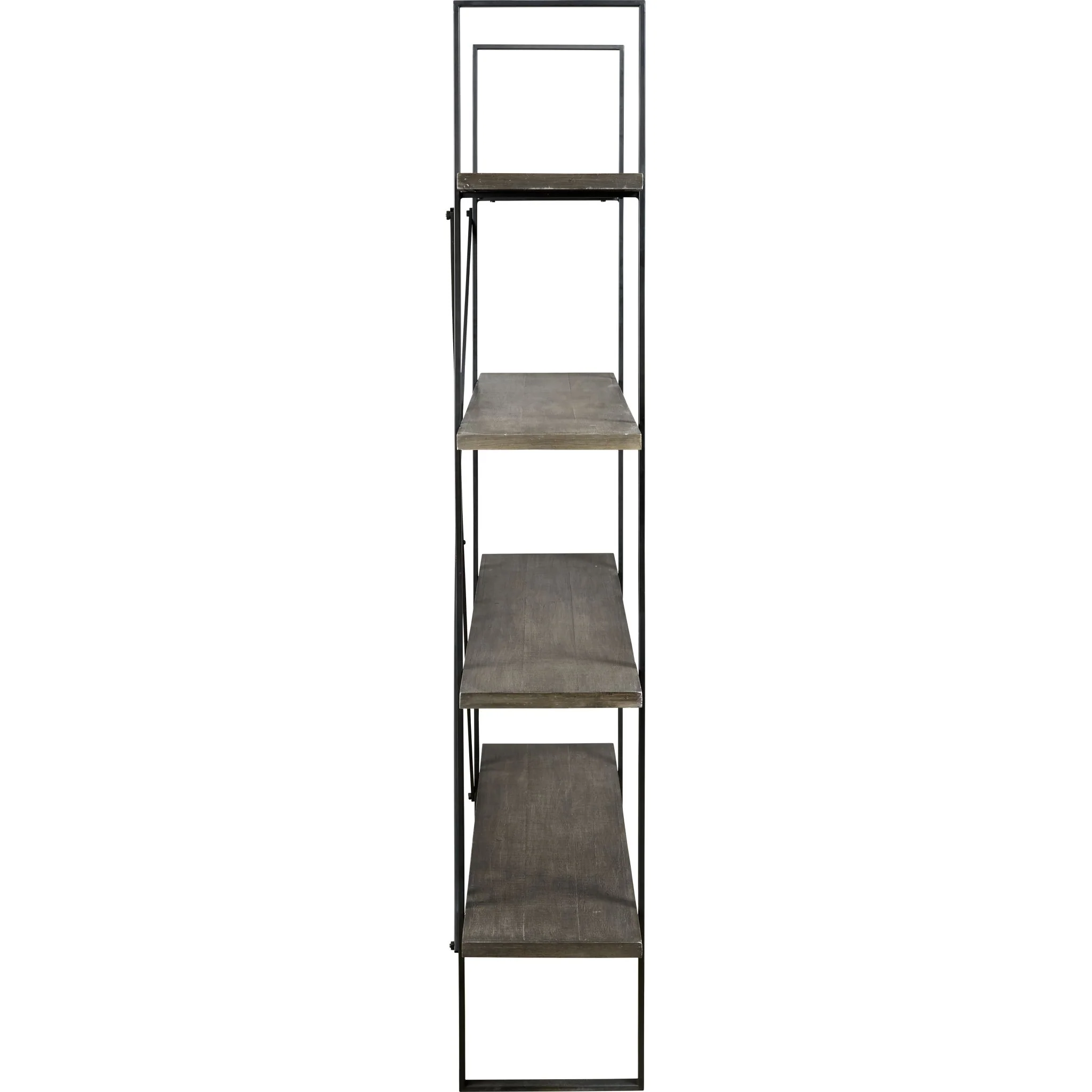 Gilesgrove Bookcase - Black/Gray - Image 5