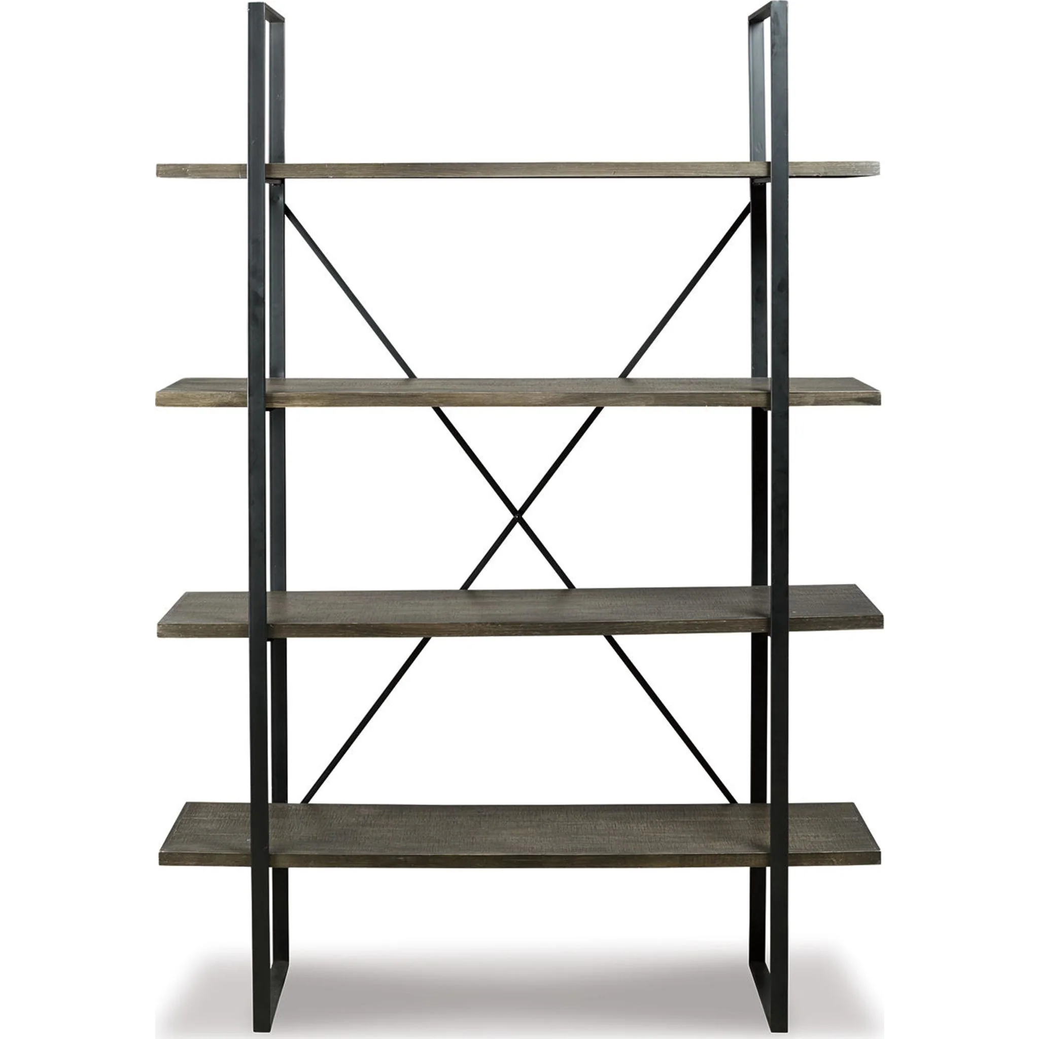 Gilesgrove Bookcase - Black/Gray - Image 7