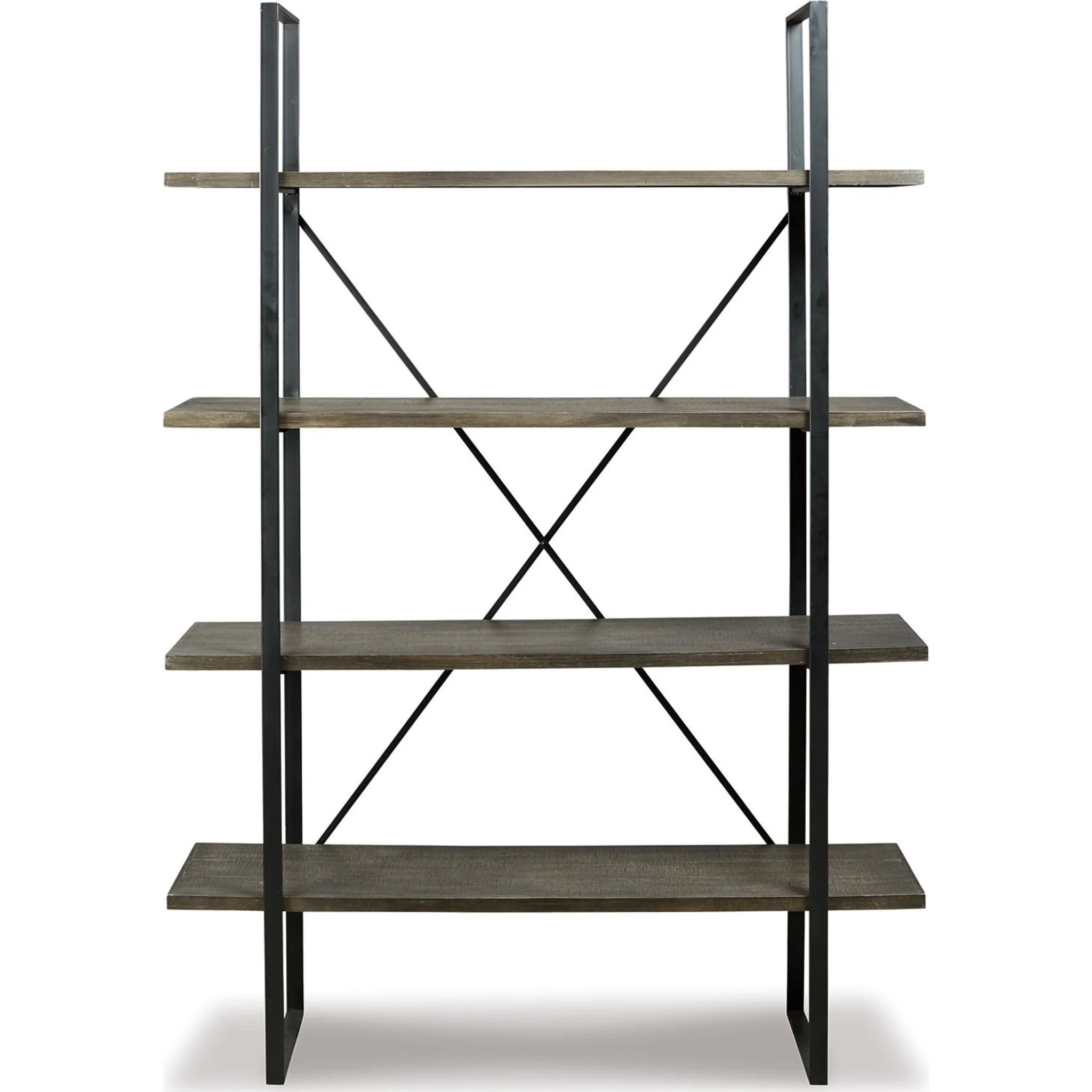 Gilesgrove Bookcase - Black/Gray - Image 8