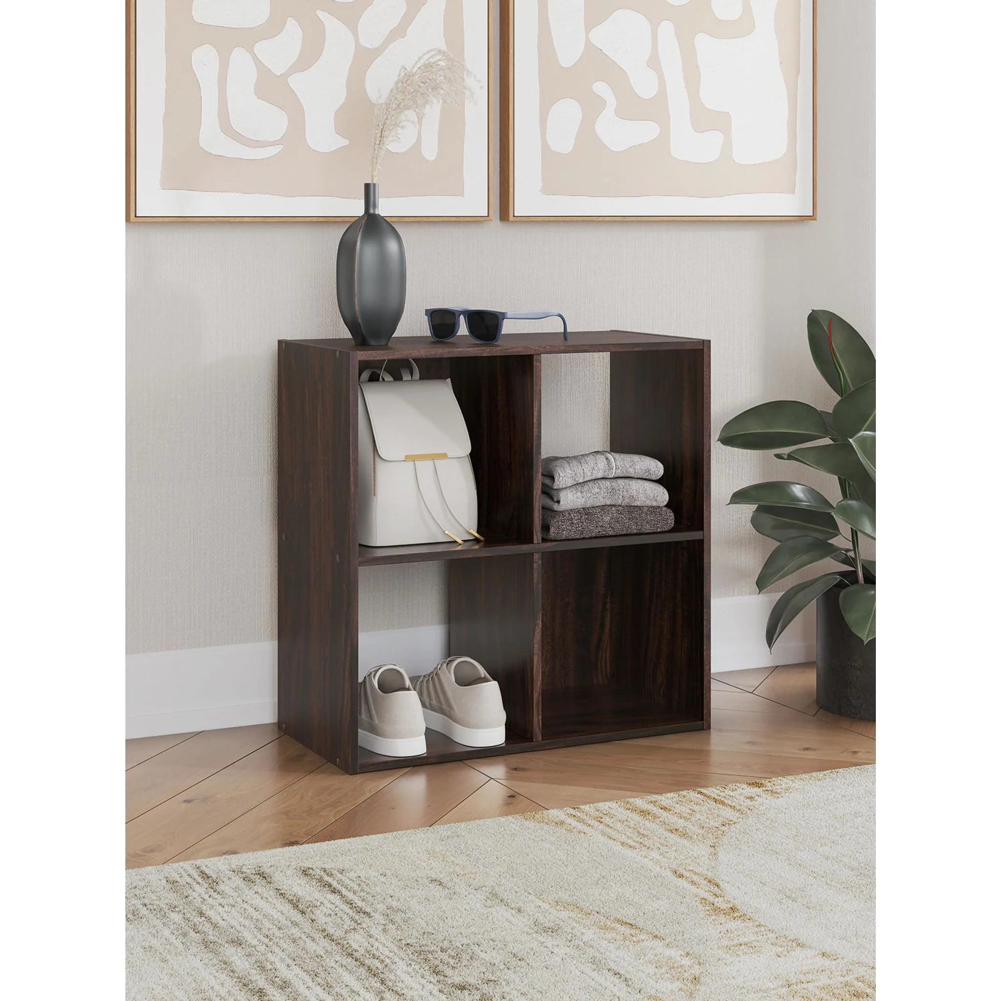 Glosmount Four Cube Organizer Bookcase - Image 2