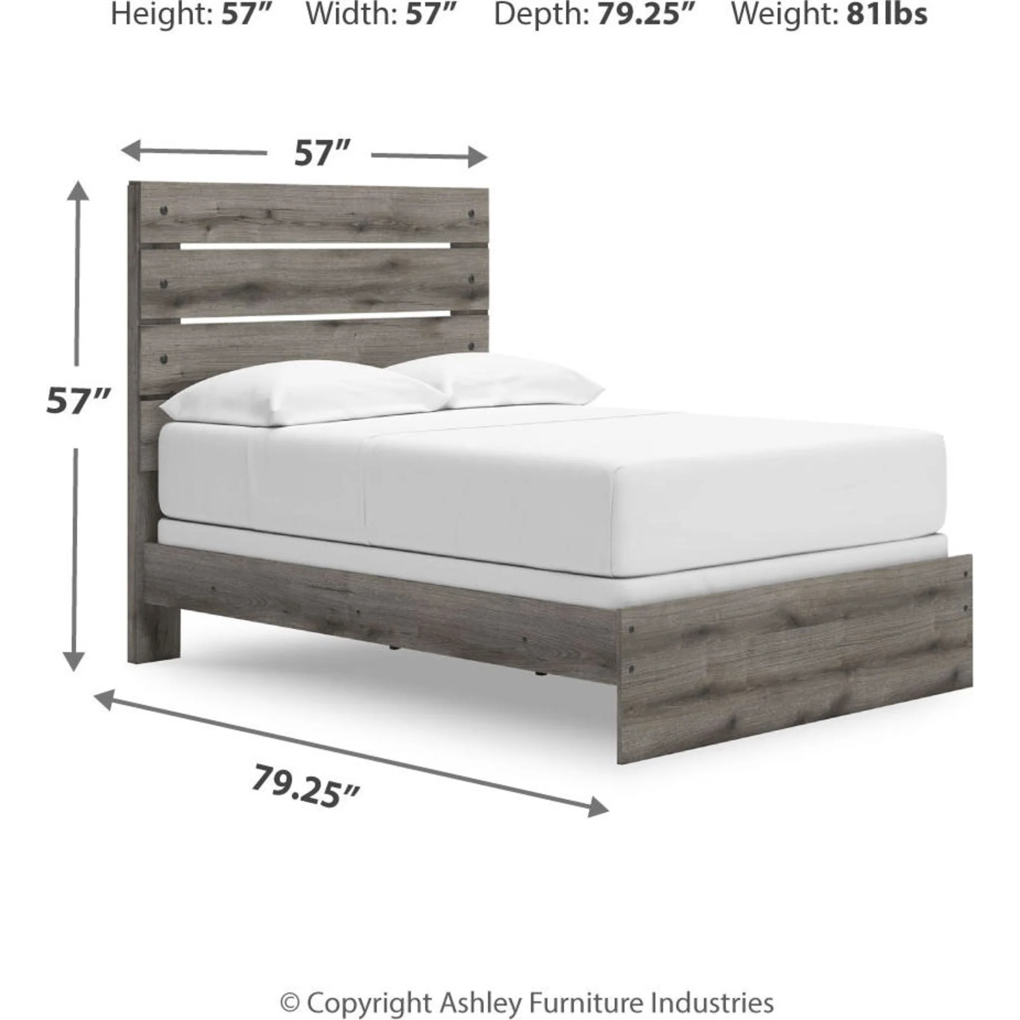 Graystorm 6 Piece Full Panel Bedroom - Brown Gray - Image 19