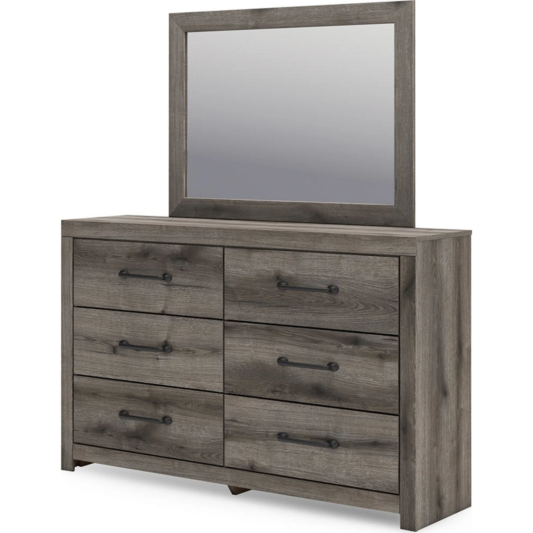 Graystorm 6 Piece Full Panel Bedroom - Brown Gray - Image 2