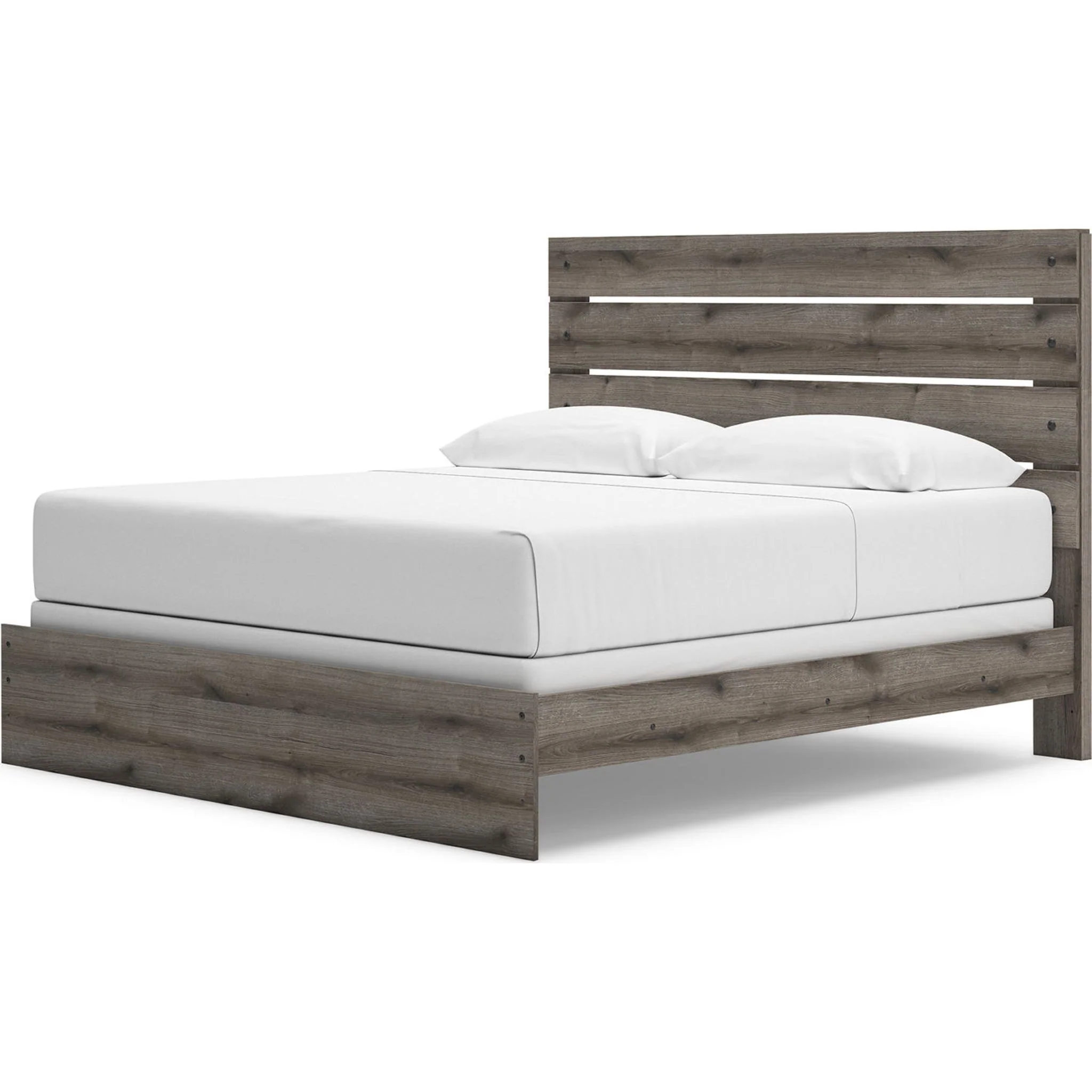 Graystorm 6 Piece King Panel Bedroom - Brown Gray - Image 11