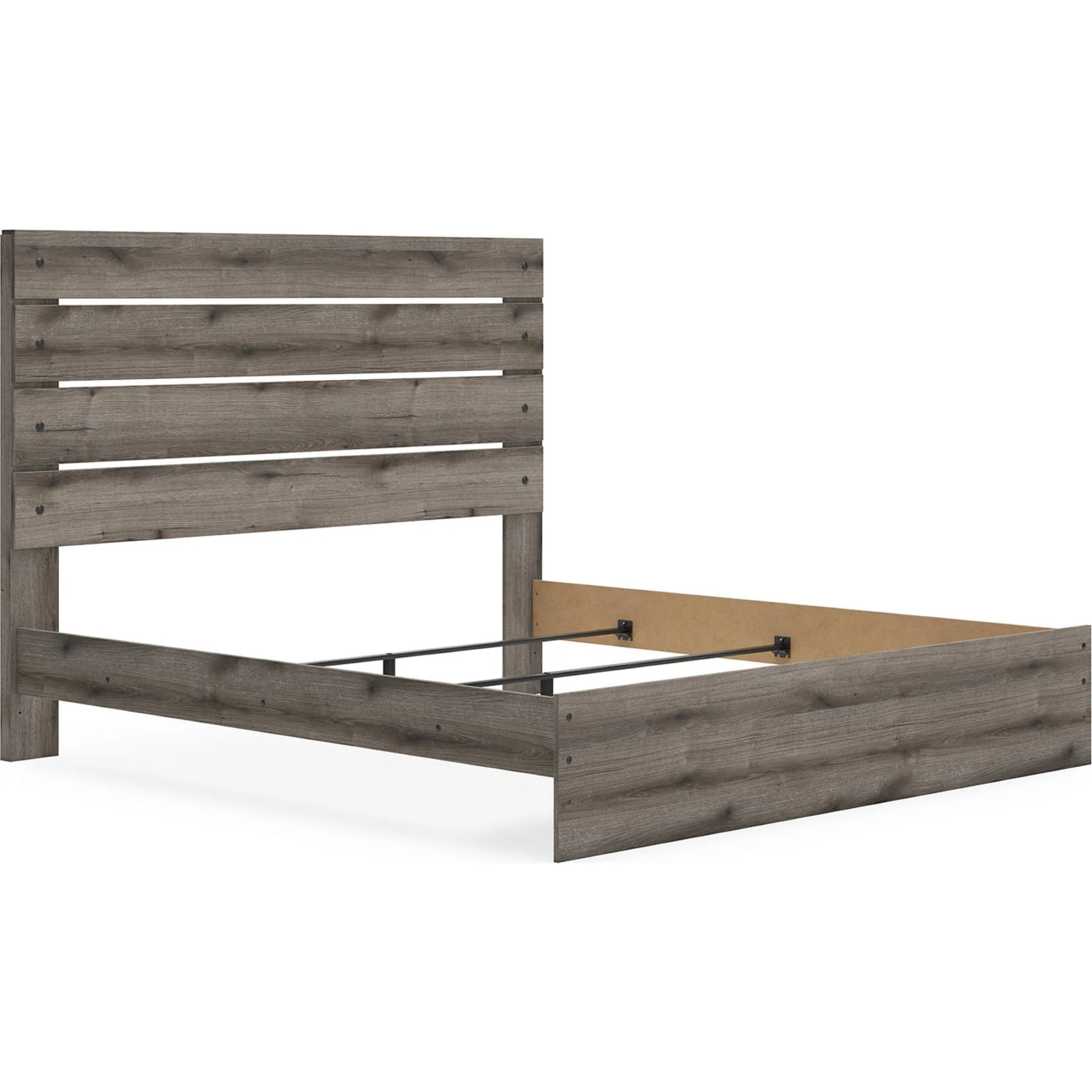 Graystorm 6 Piece King Panel Bedroom - Brown Gray - Image 12
