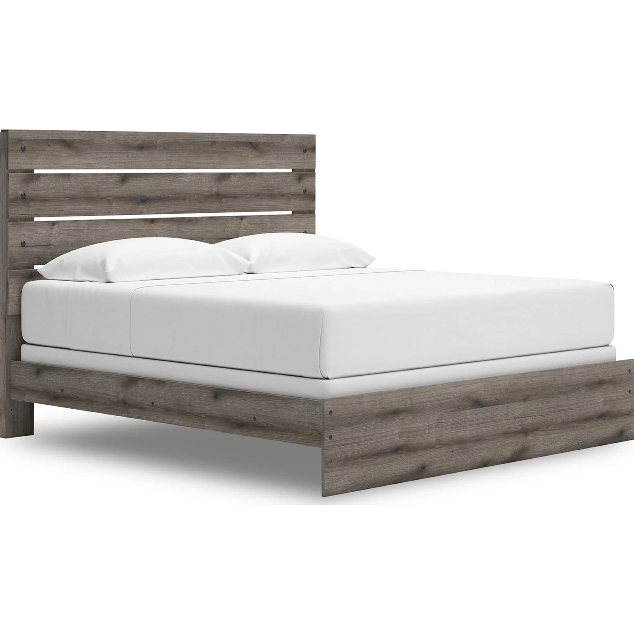 Graystorm 6 Piece King Panel Bedroom - Brown Gray - Image 13