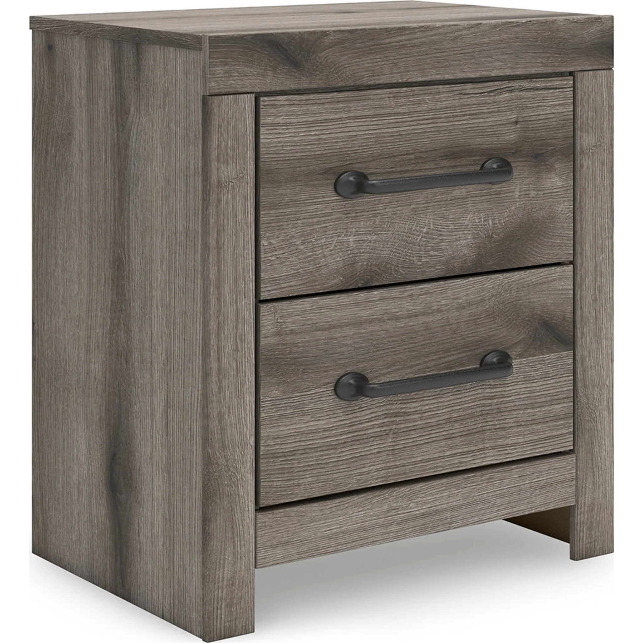 Graystorm 6 Piece King Panel Bedroom - Brown Gray - Image 23