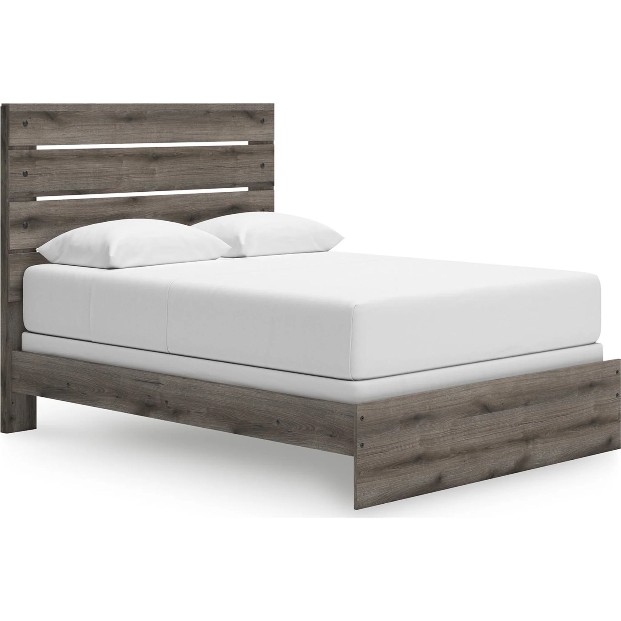 Graystorm 6 Piece Queen Panel Bedroom - Brown Gray - Image 13