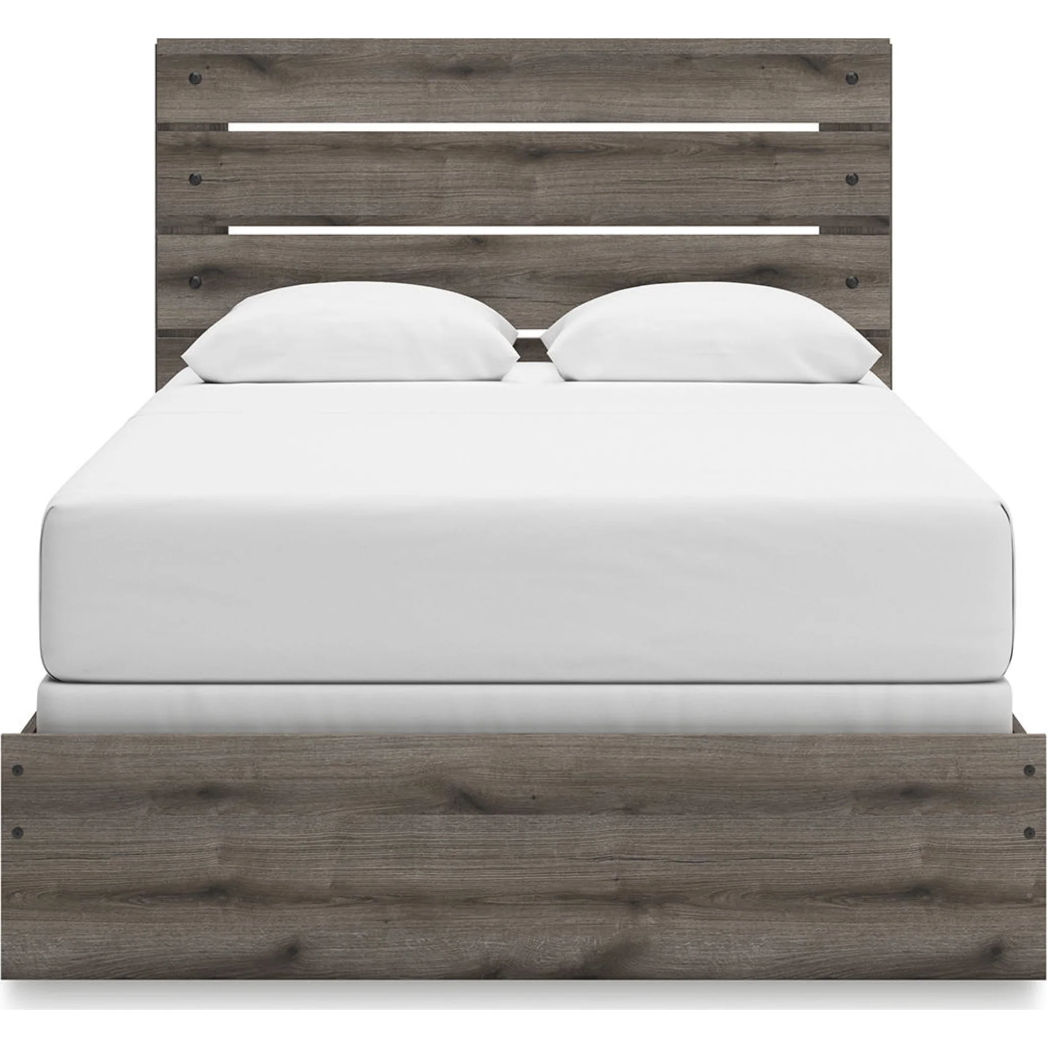 Graystorm 6 Piece Queen Panel Bedroom - Brown Gray - Image 16