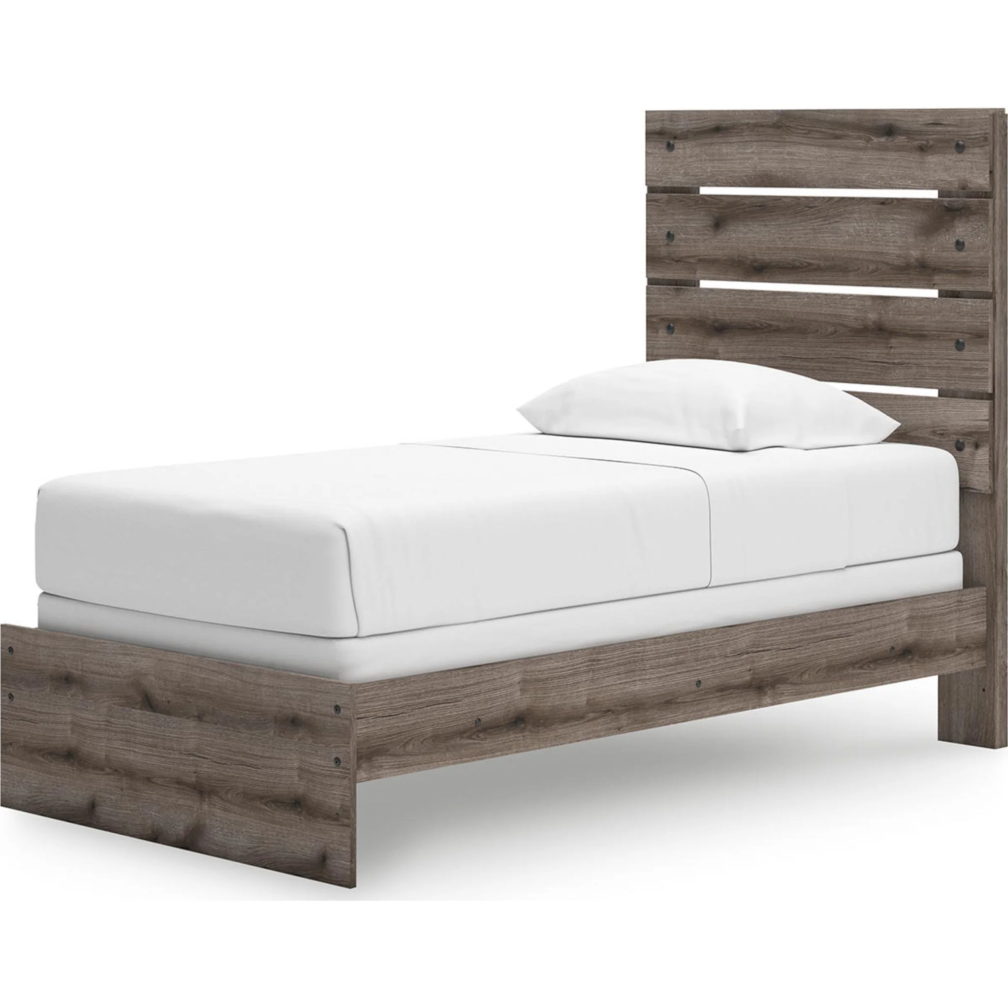 Graystorm 6 Piece Twin Panel Bedroom - Brown Gray - Image 11