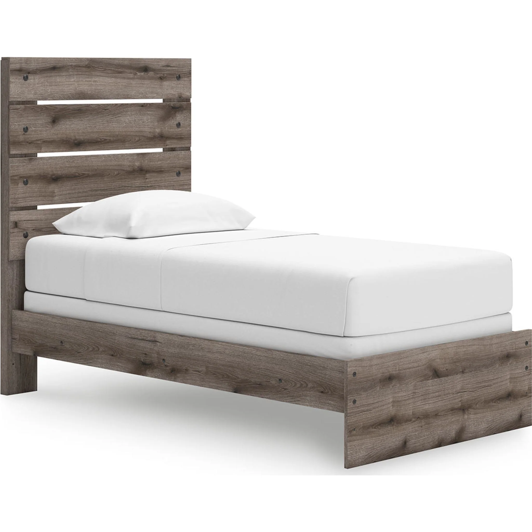 Graystorm 6 Piece Twin Panel Bedroom - Brown Gray - Image 13