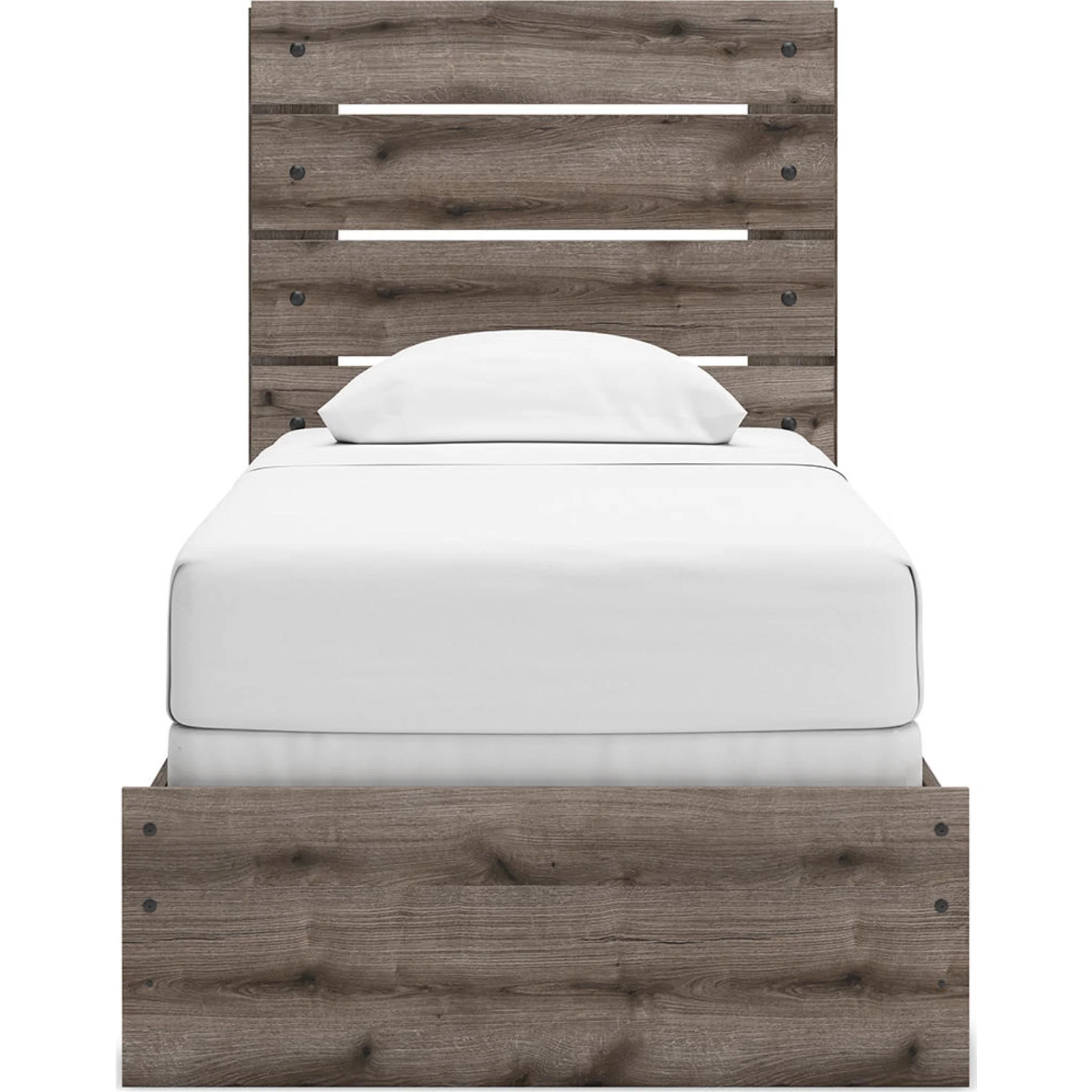 Graystorm 6 Piece Twin Panel Bedroom - Brown Gray - Image 16