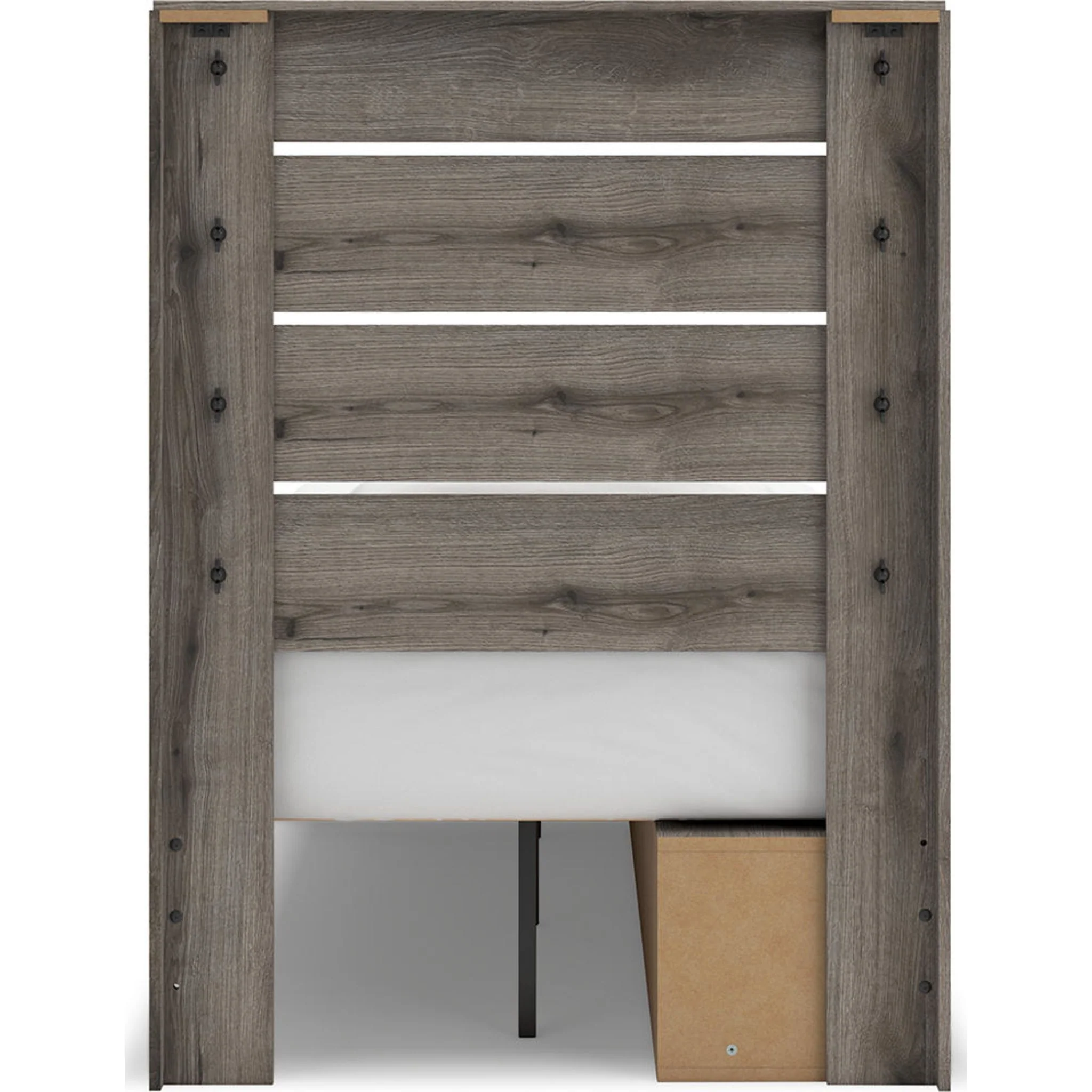 Graystorm 6 Piece Twin Storage Bedroom - Brown Gray - Image 15