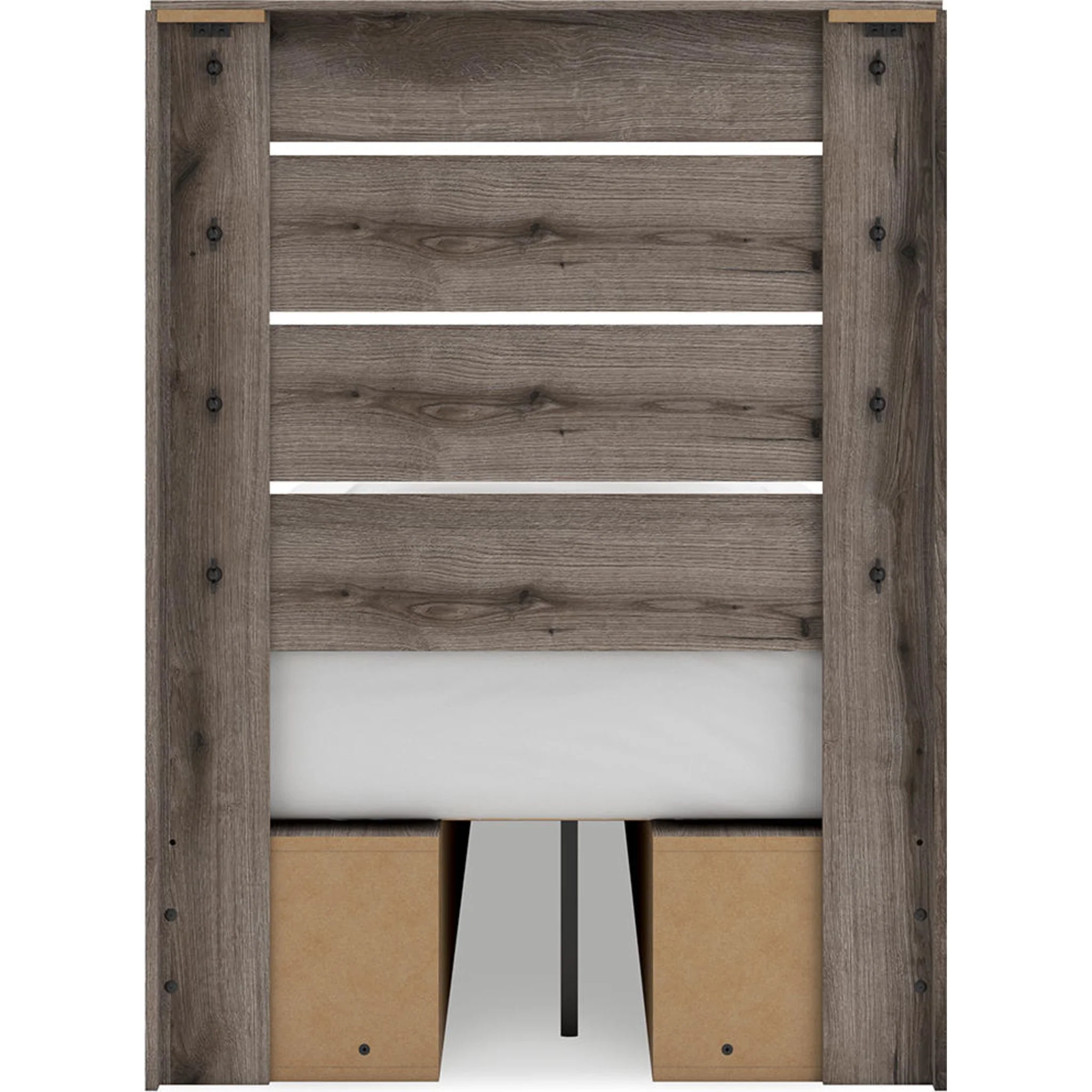 Graystorm 6 Piece Twin Storage Bedroom - Brown Gray - Image 15