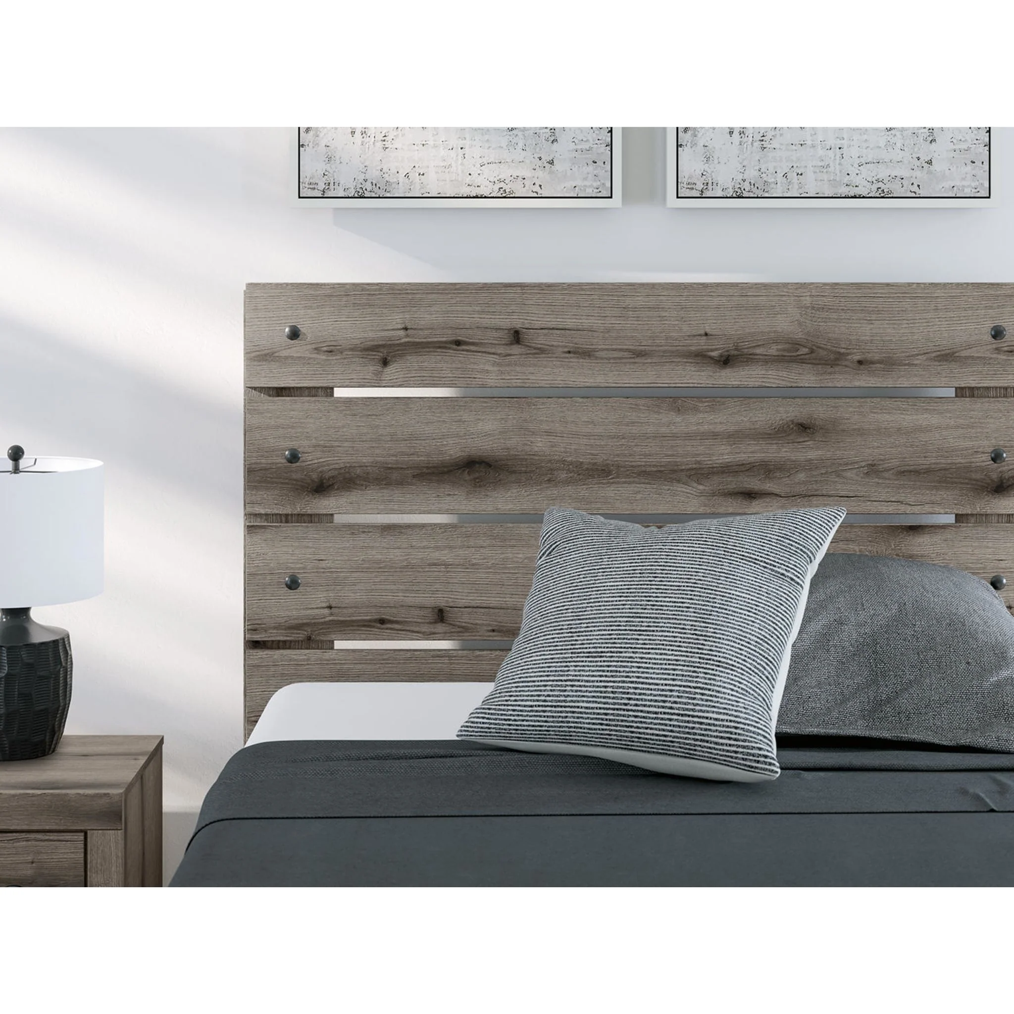 Graystorm Full Panel Bed - Brown Gray - Image 8