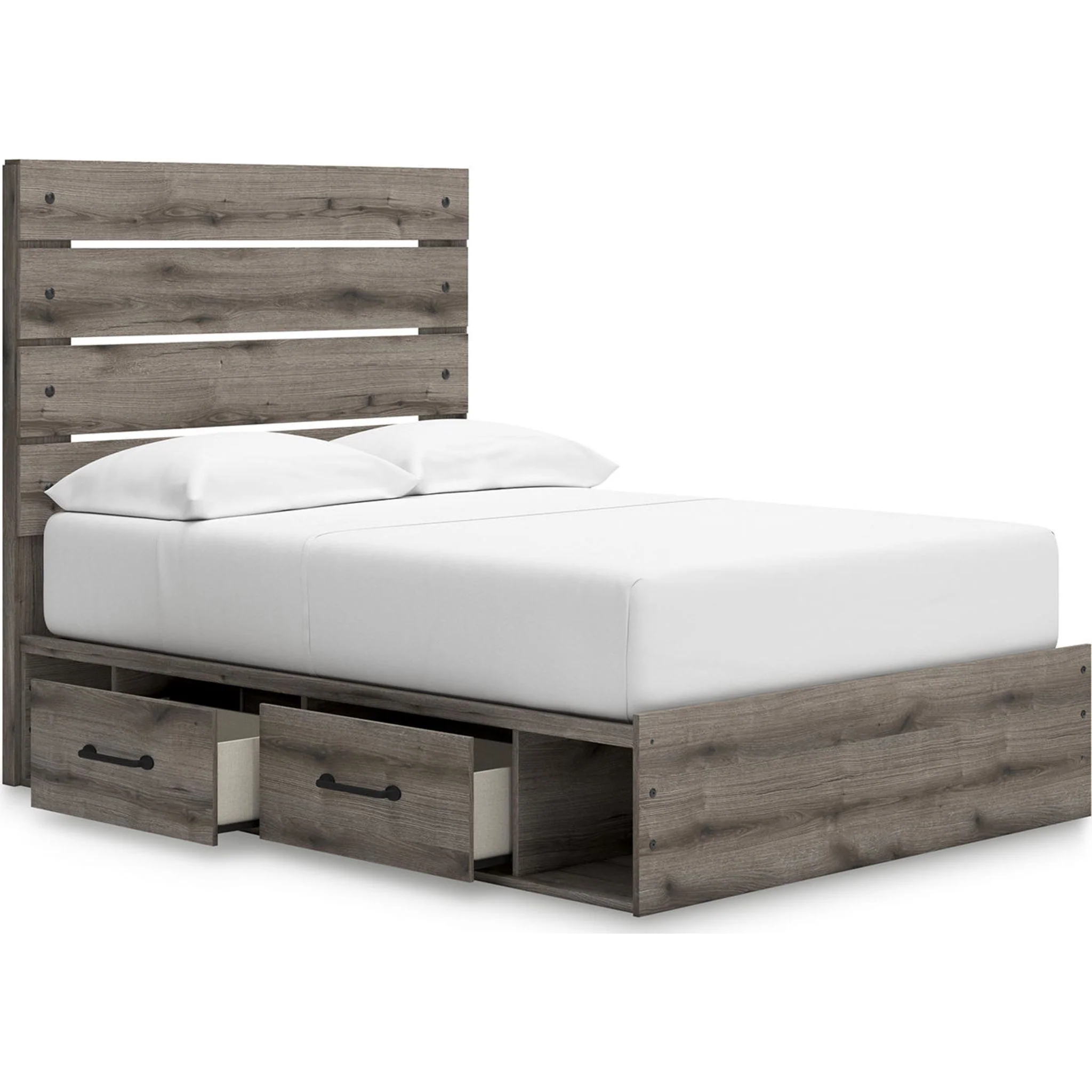 Graystorm Full Storage Bed - Brown Gray - Image 7