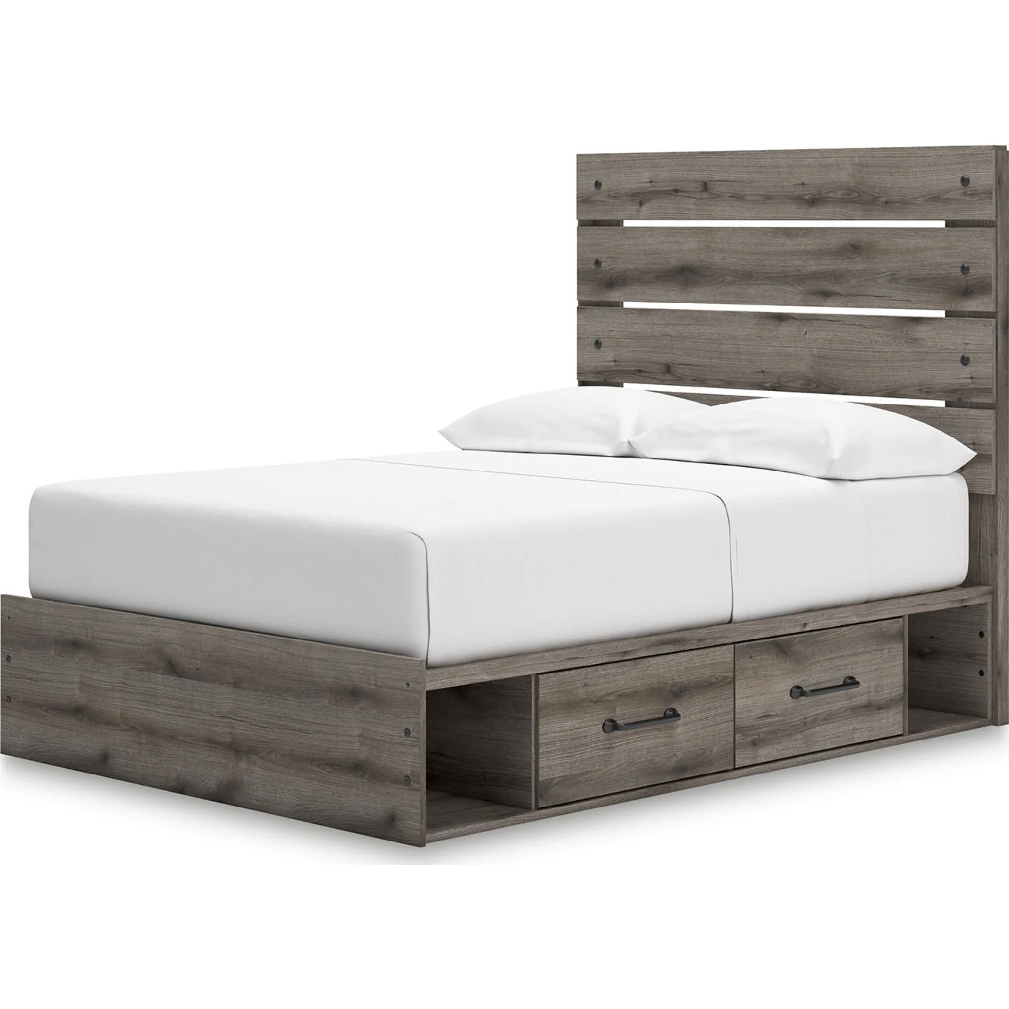 Graystorm Full Storage Bed - Brown Gray - Image 16