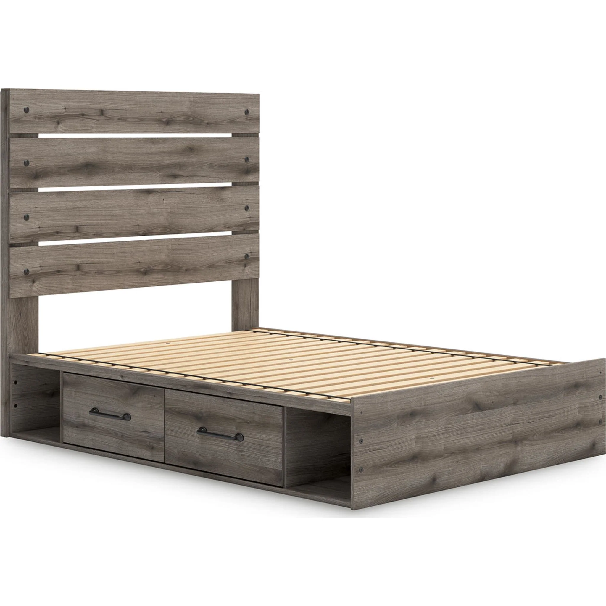 Graystorm Full Storage Bed - Brown Gray - Image 17