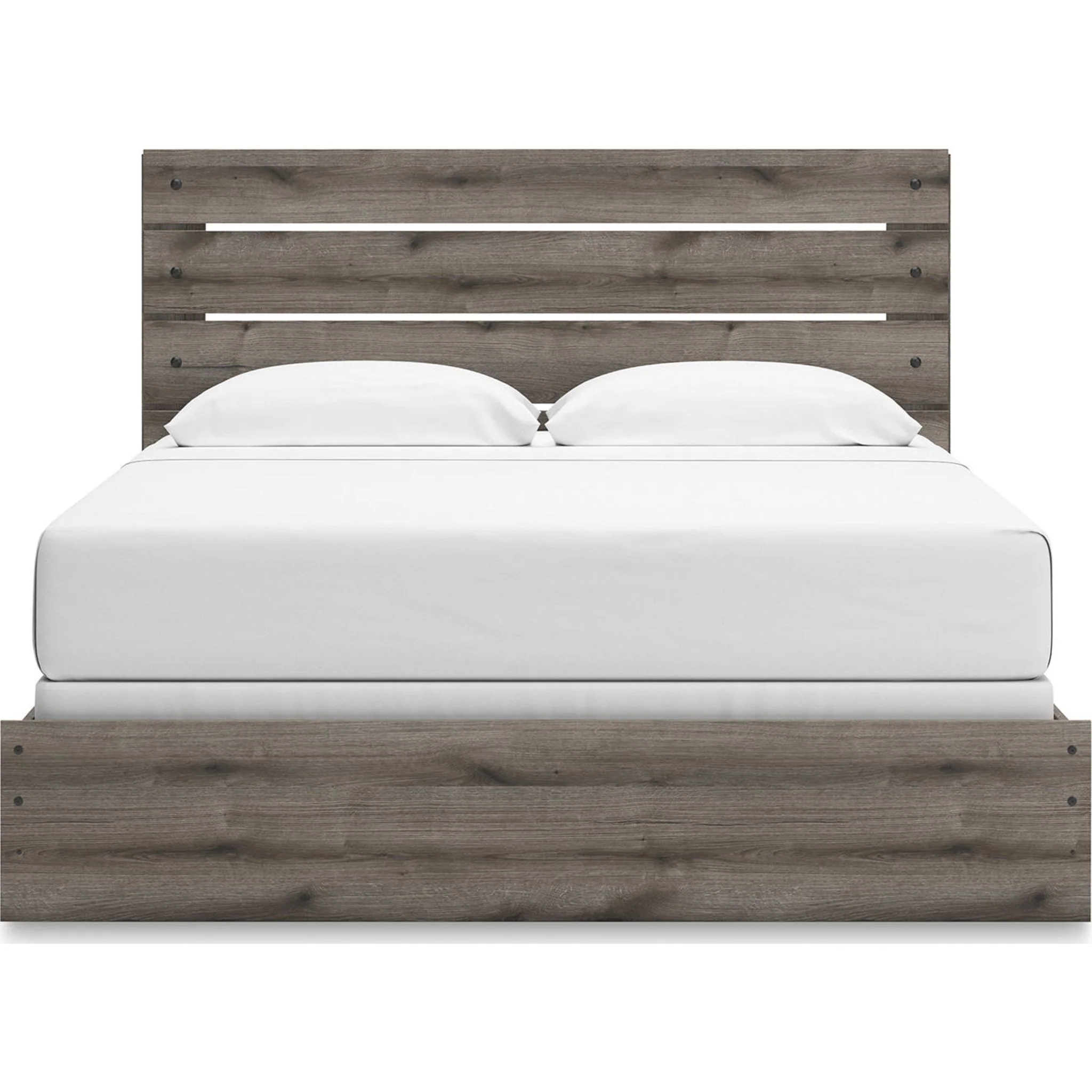 Graystorm King Panel Bed - Brown Gray - Image 9