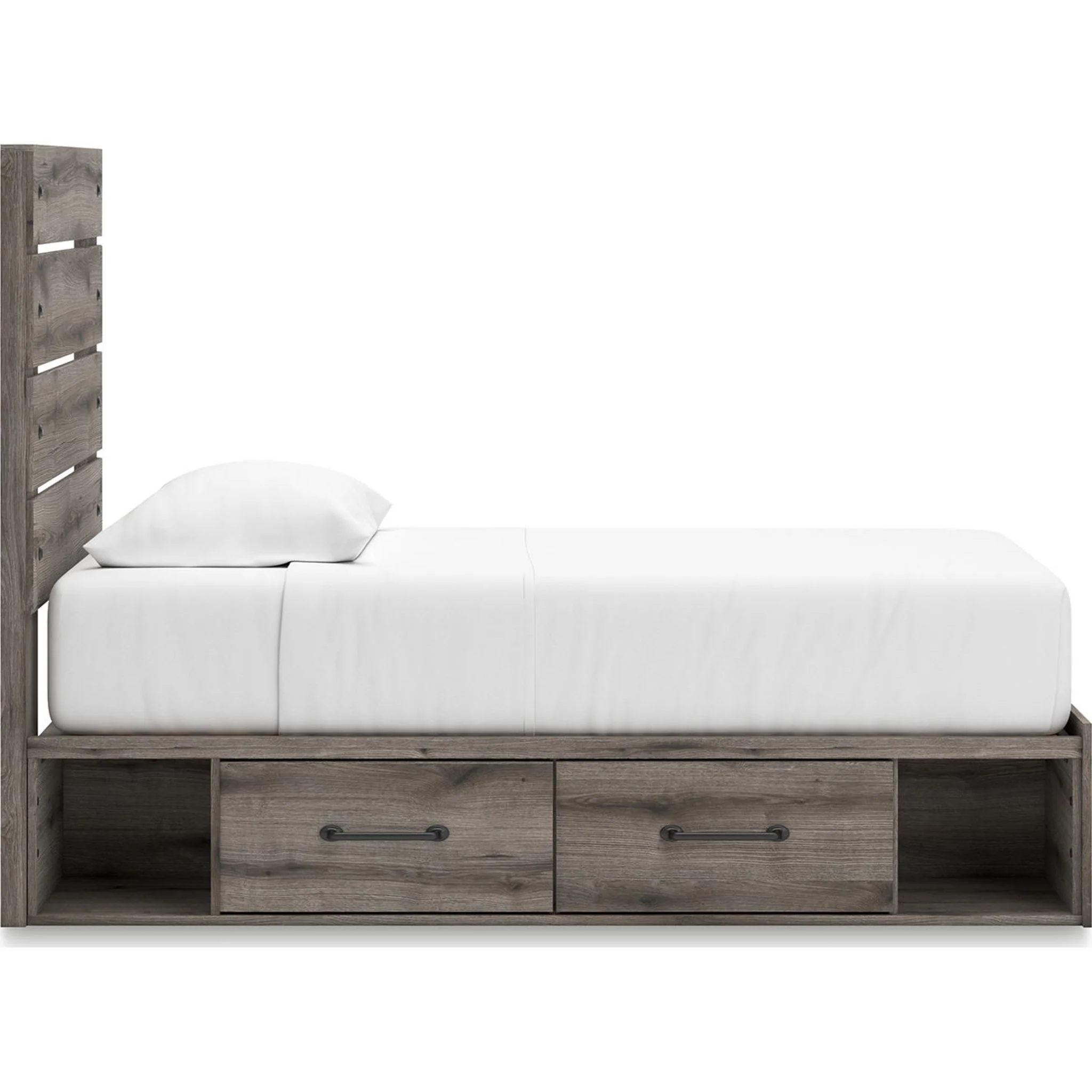 Graystorm Twin Storage Bed - Brown Gray - Image 12