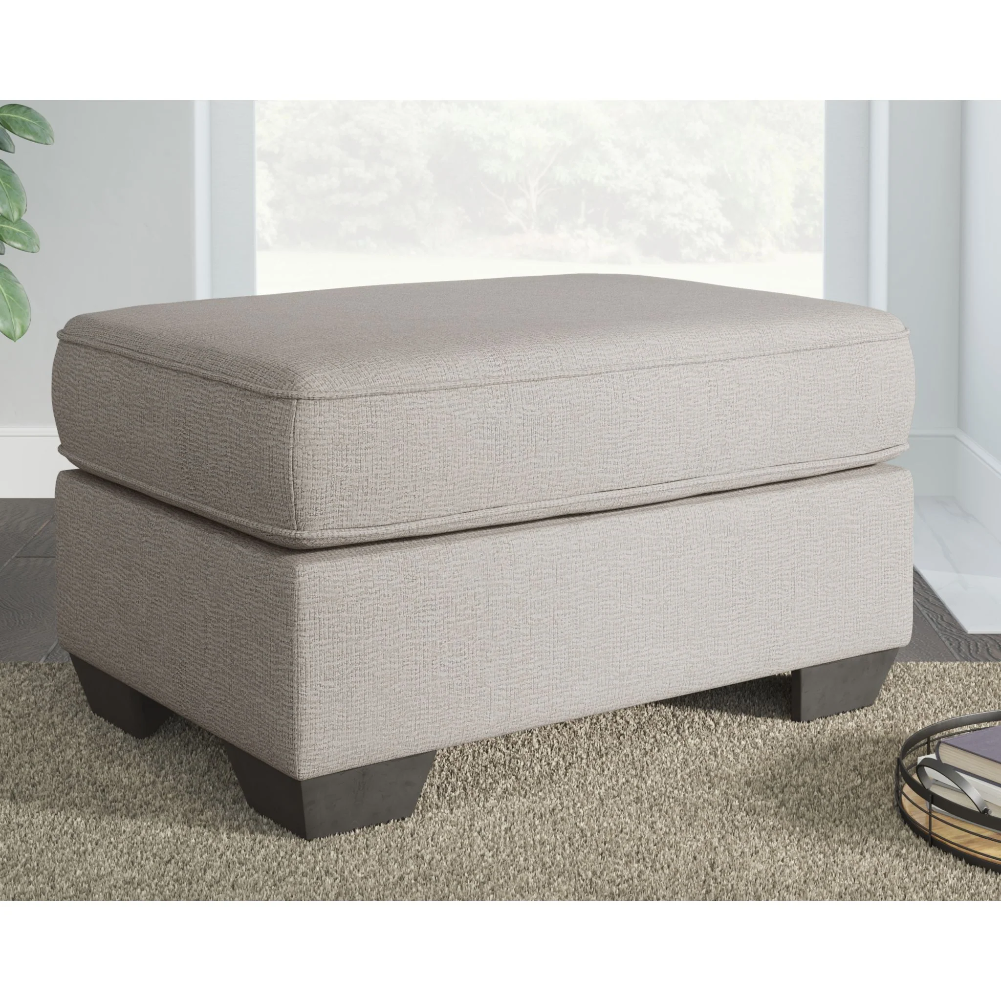 Greaves Ottoman - Stone - Image 2