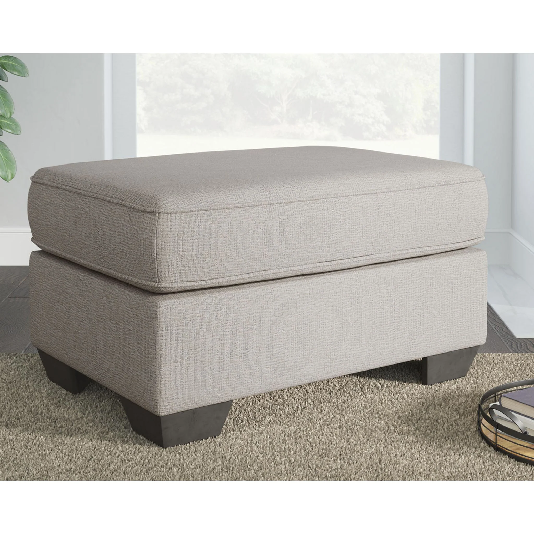 Greaves Ottoman - Stone - Image 7