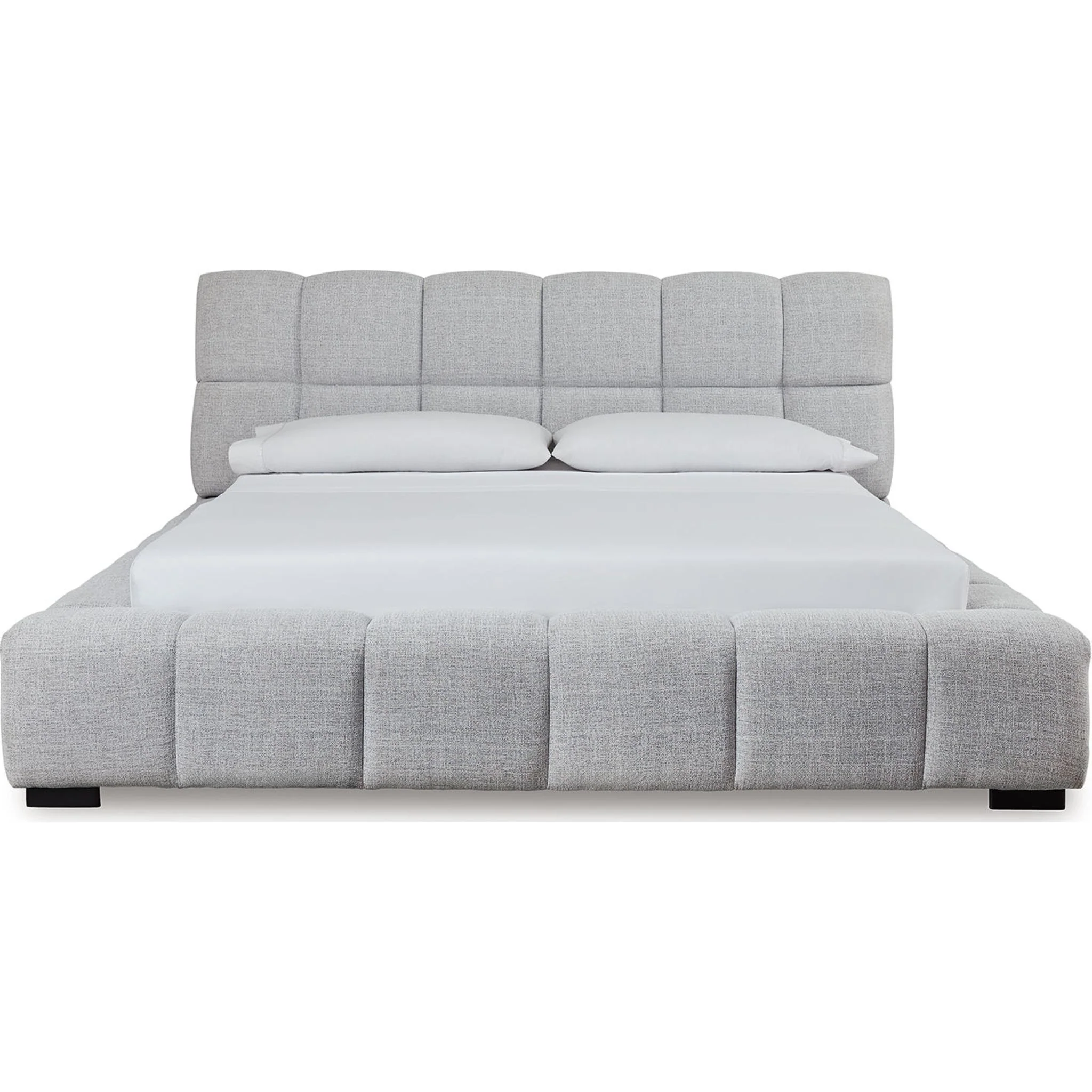 Grendusk Upholstered Bed - Light Gray - Image 18