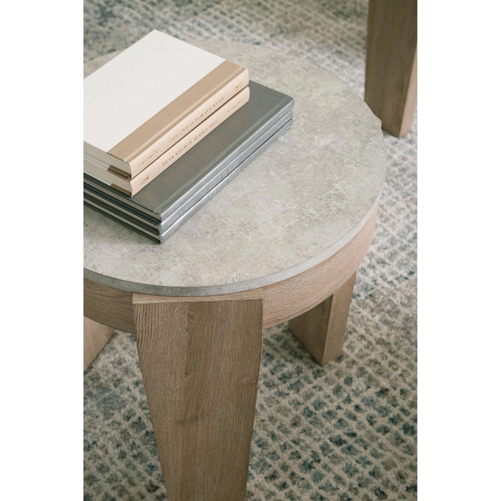 Guystone 3 Pack Tables - Light Brown - Image 5
