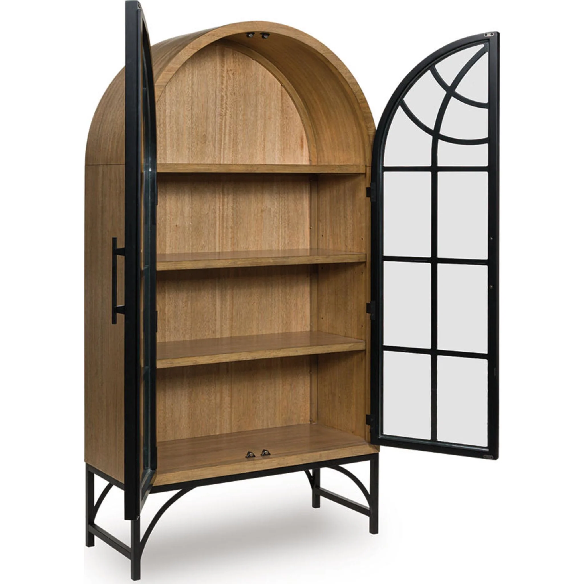 Gwenwich Accent Cabinet - Natural/Black - Image 5