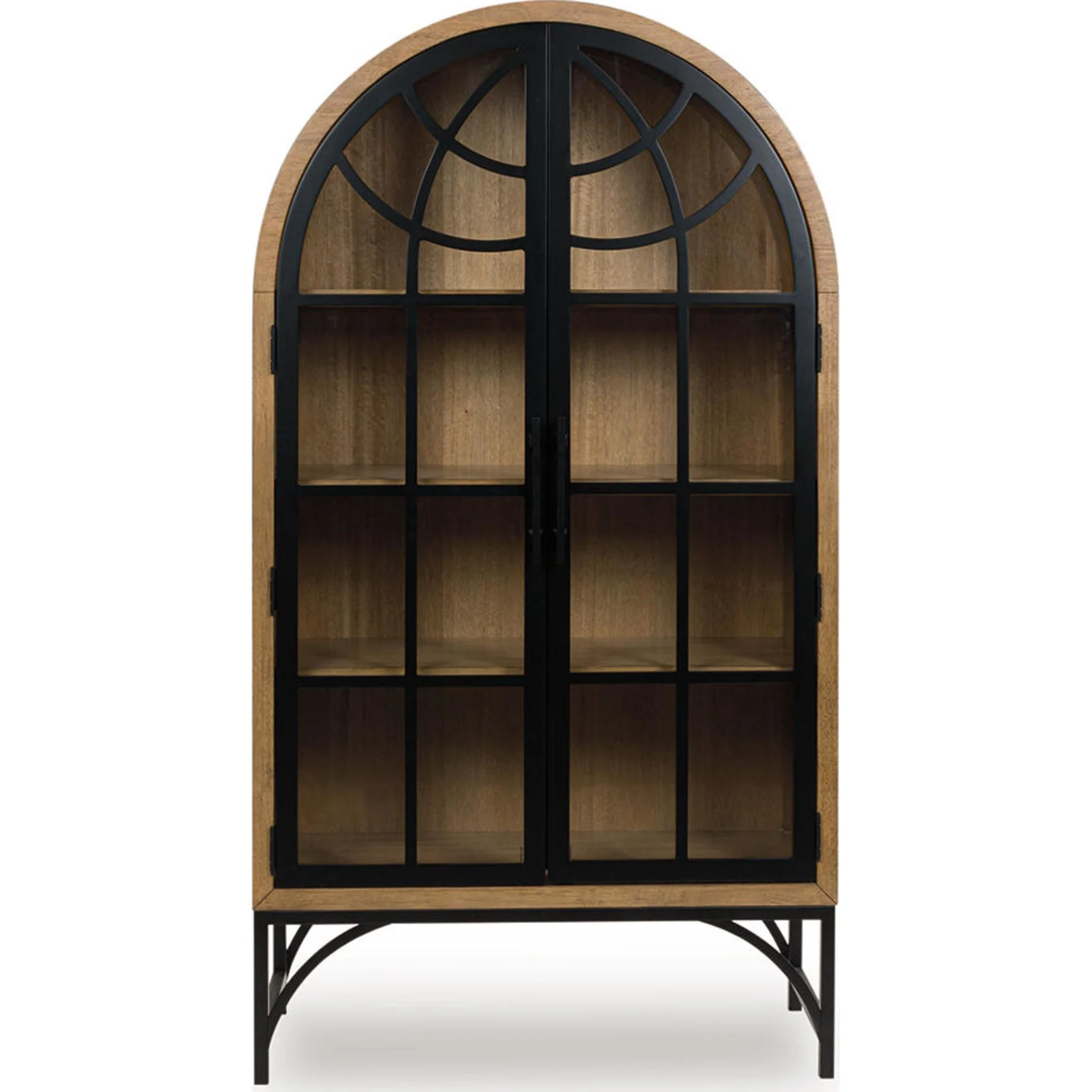 Gwenwich Accent Cabinet - Natural/Black - Image 8